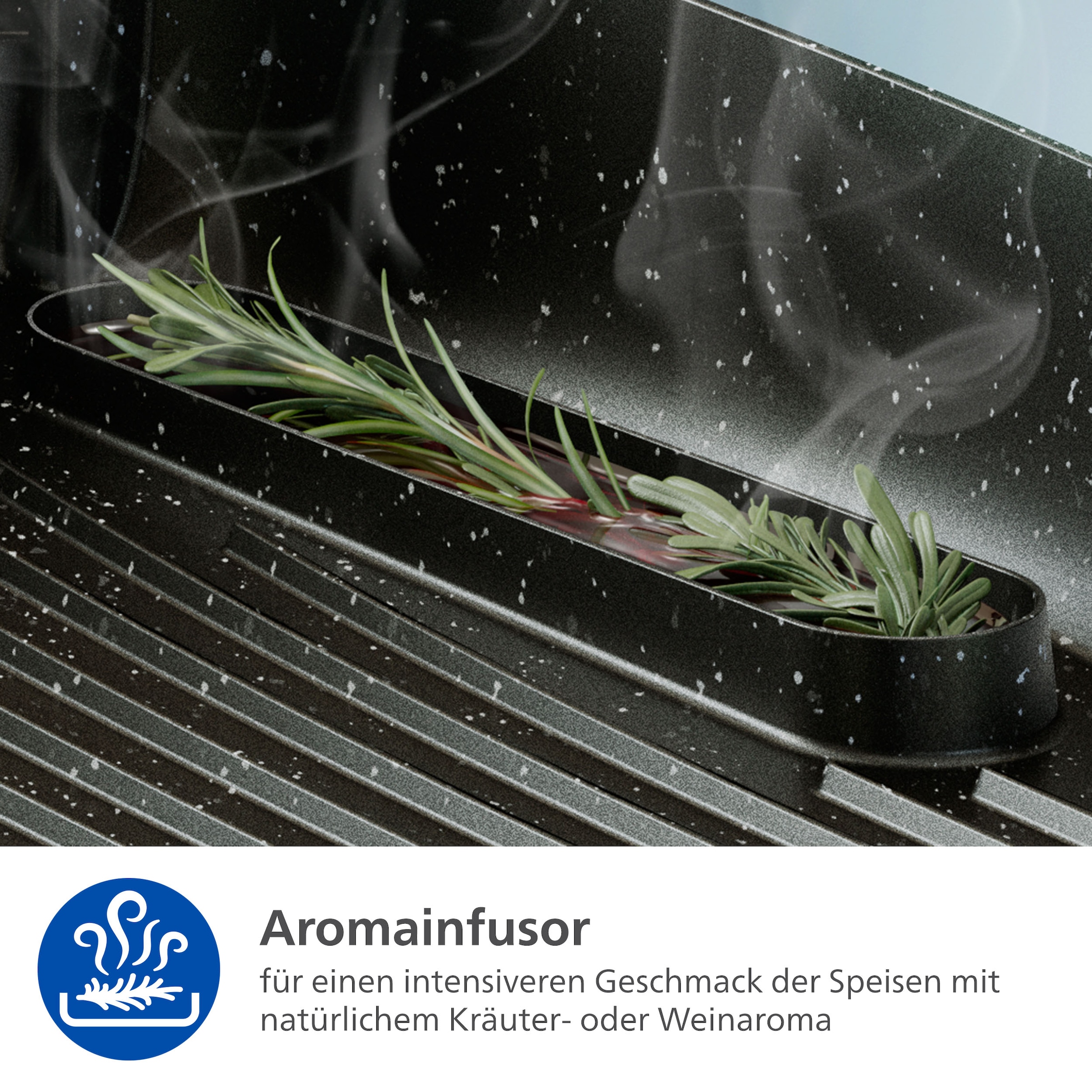 Philips Tischgrill »HD6212/90 5000 Series, Smoker und Aromainfusor«, 2400 W, mit einstellbarer Temperatur u. Grillfläche von 1250 cm²