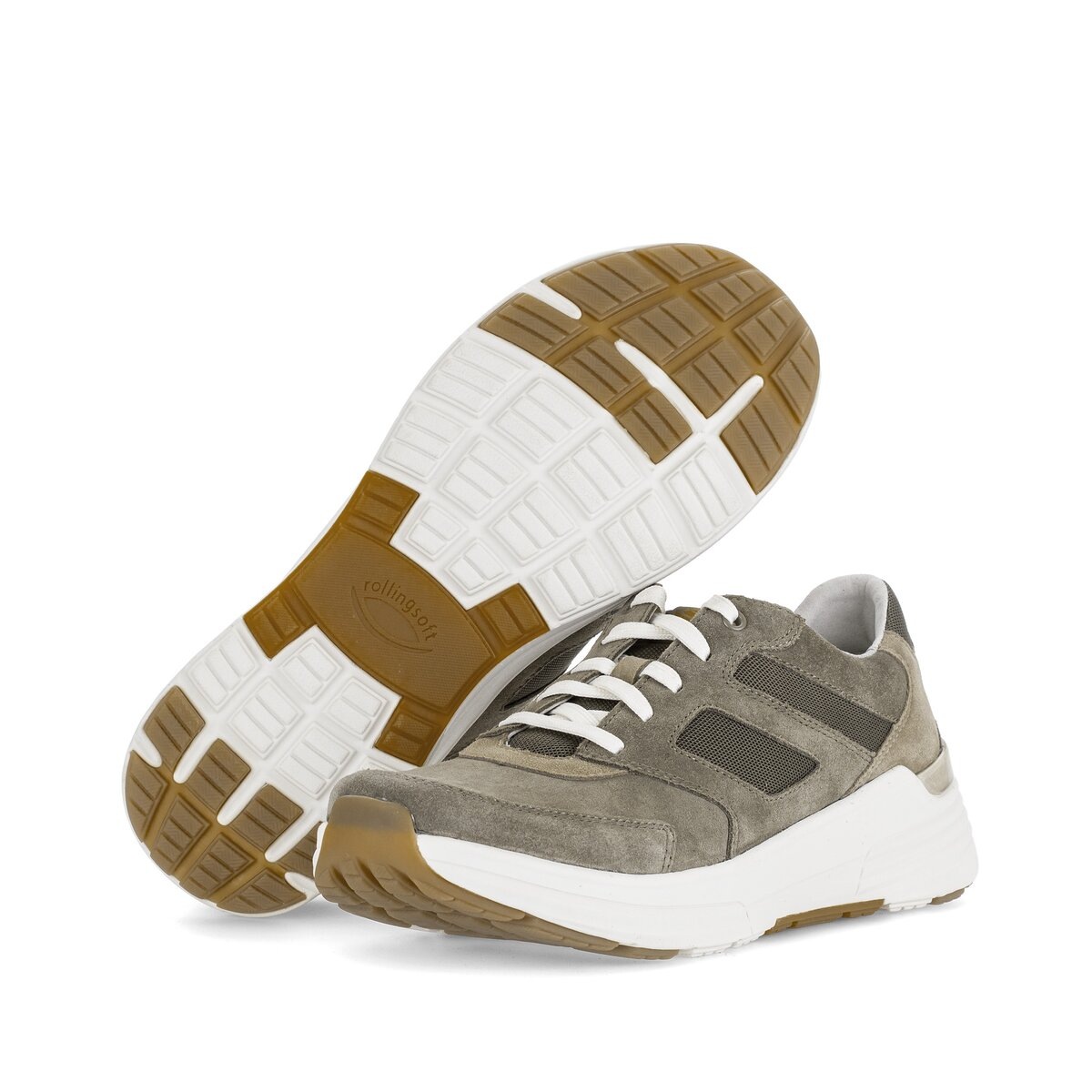 Sneaker GABOR "Sneaker low", Herren, Gr. 42, grün, Schuhe Sneaker 9