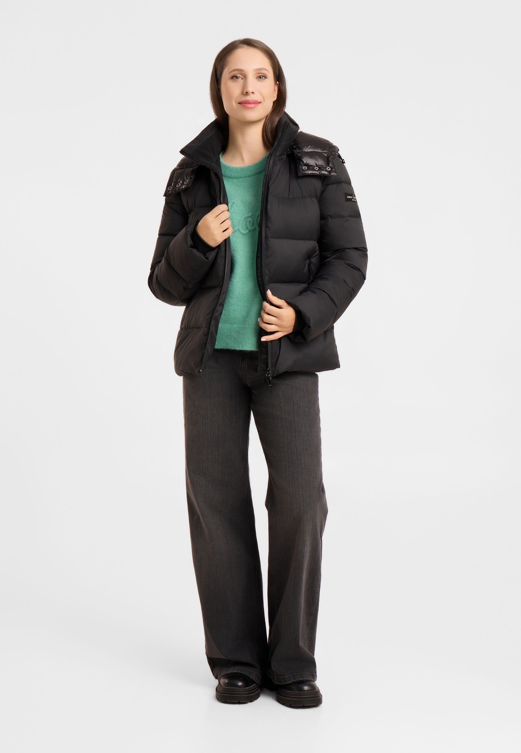 Frieda & Freddies Winterjacke »Frieda & Freddies Steppjacke mit Kapuze«