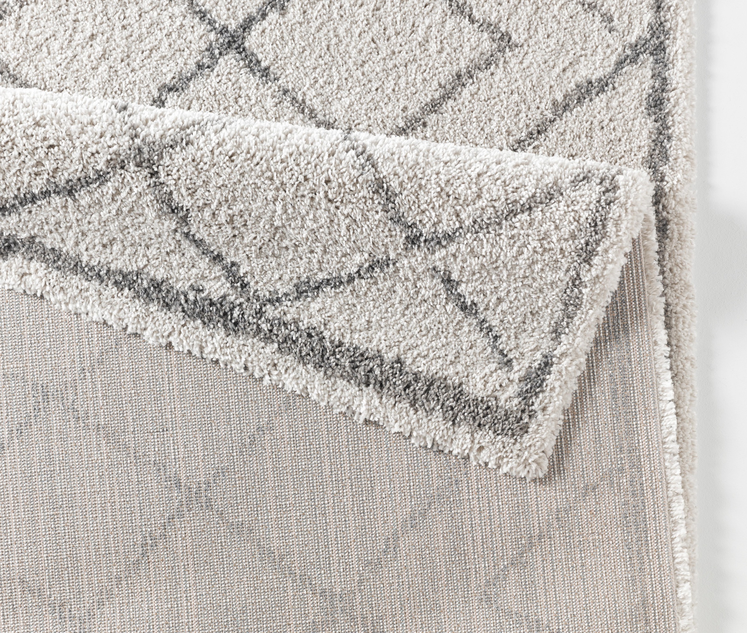 HANSE Home Hochflor-Teppich »Loft«, rechteckig, 35 mm Höhe, Grafisches Design, weicher, dichter Flor, Robust, Pflegeleicht