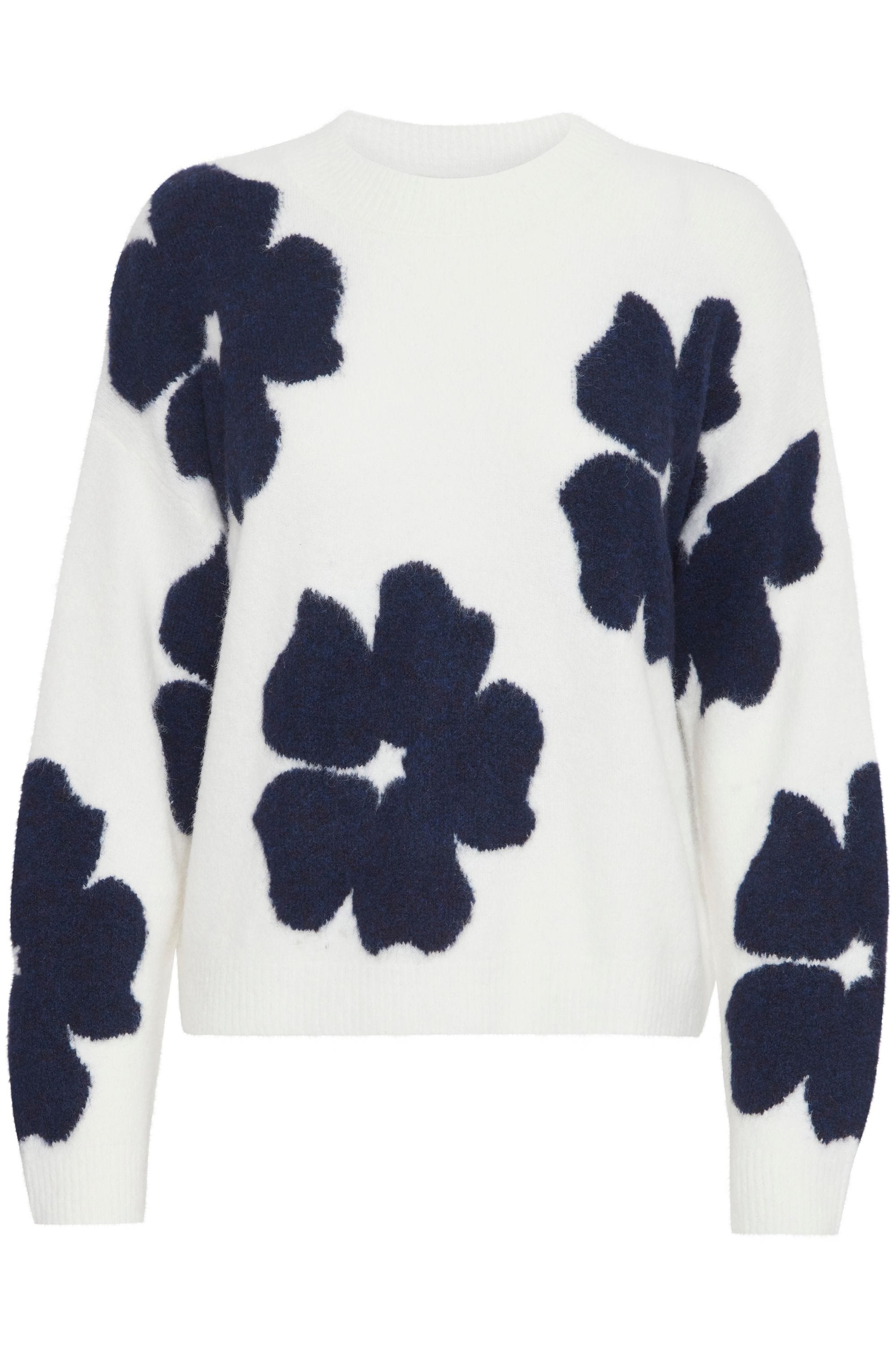 b.young Strickpullover "Strickpullover BYOMEA FLOWER JUMPER" günstig online kaufen