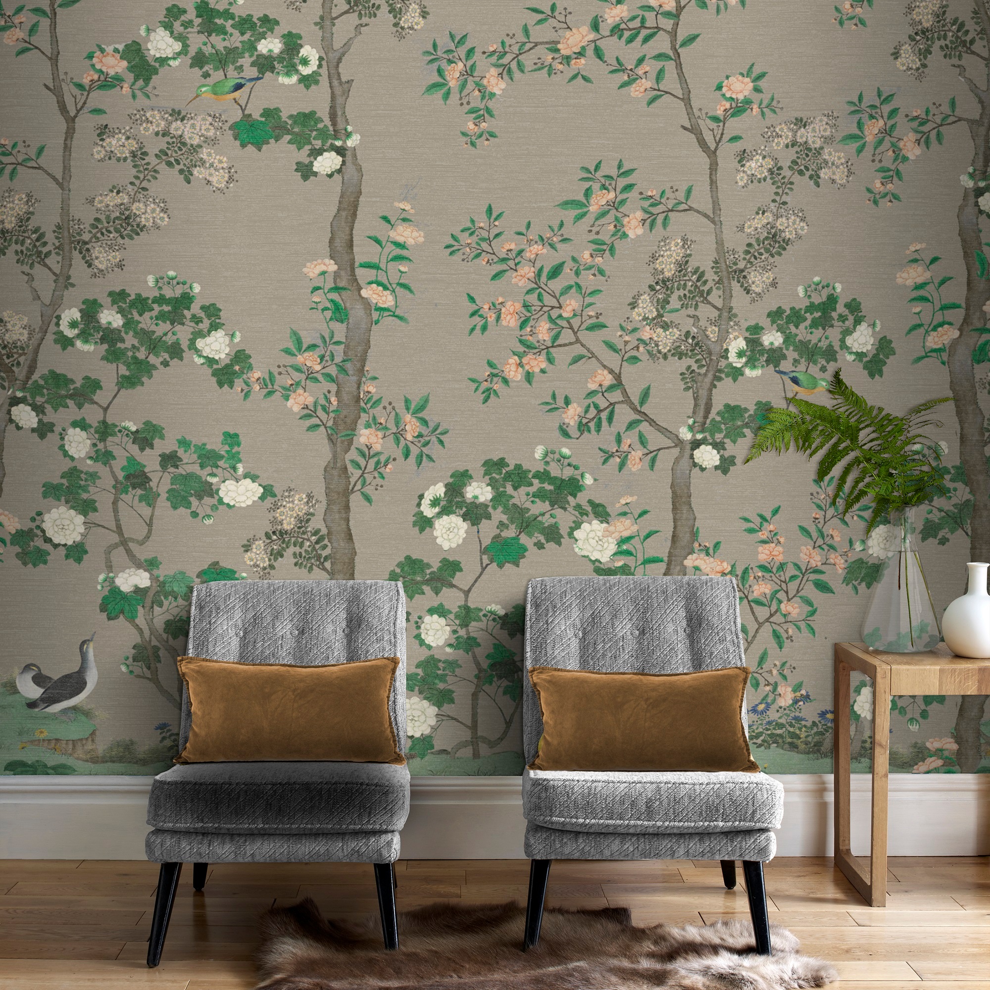 Art for the home Fototapete »Rachelle«, geblümt, Design Tapeten