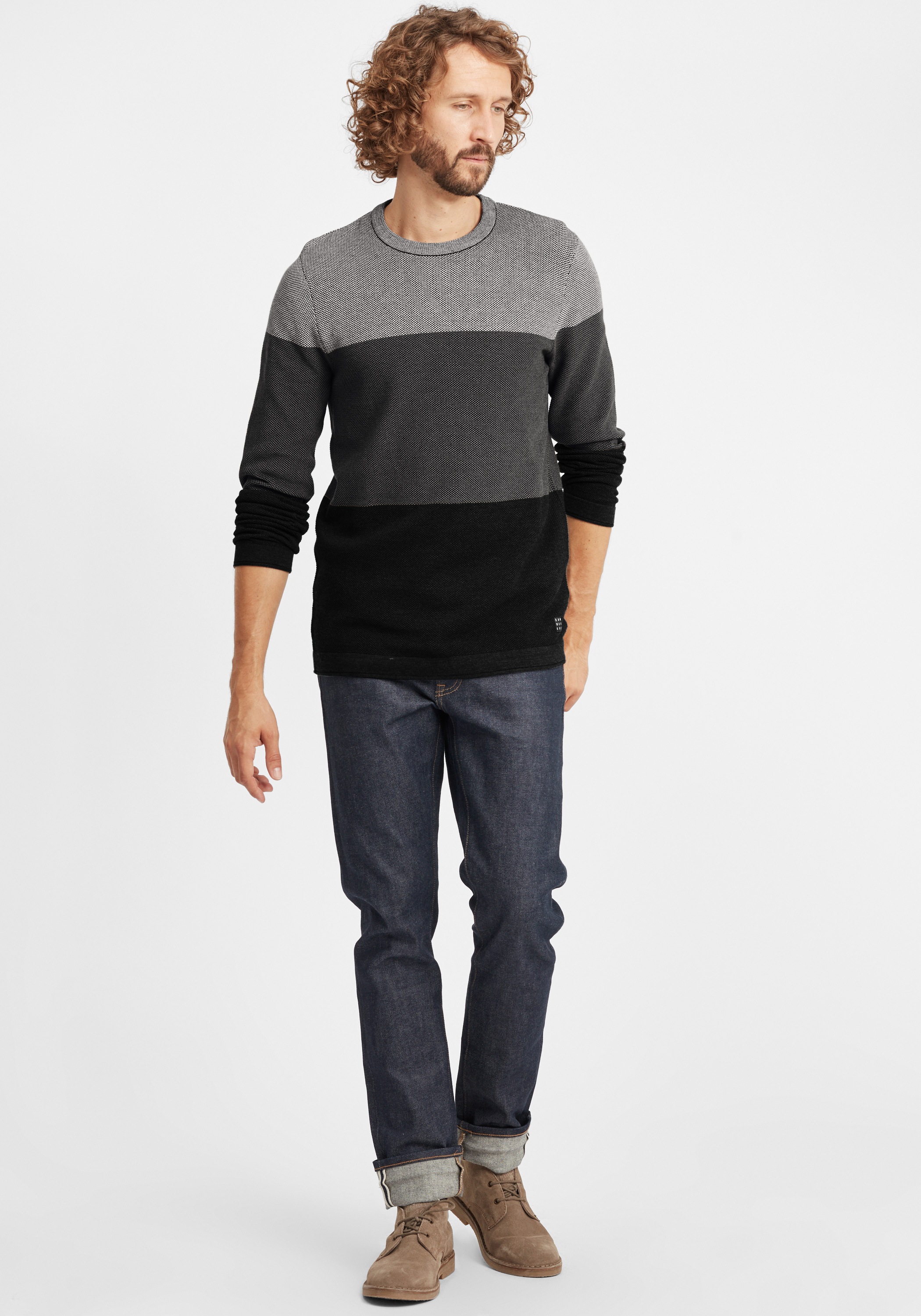 Blend Strickfleece-Pullover »Strickpullover BHSabino«