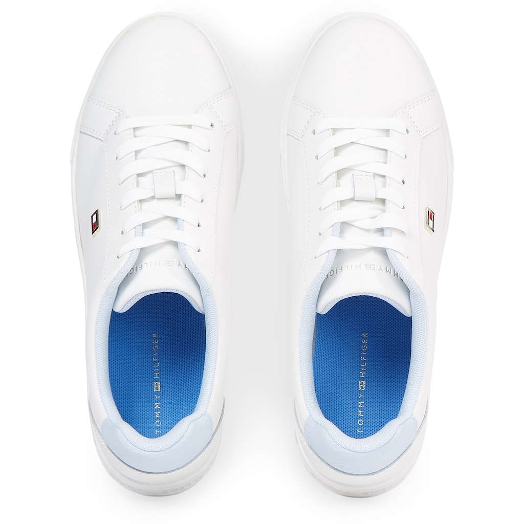 Tommy Hilfiger Plateausneaker »FLAG COURT SNEAKER«