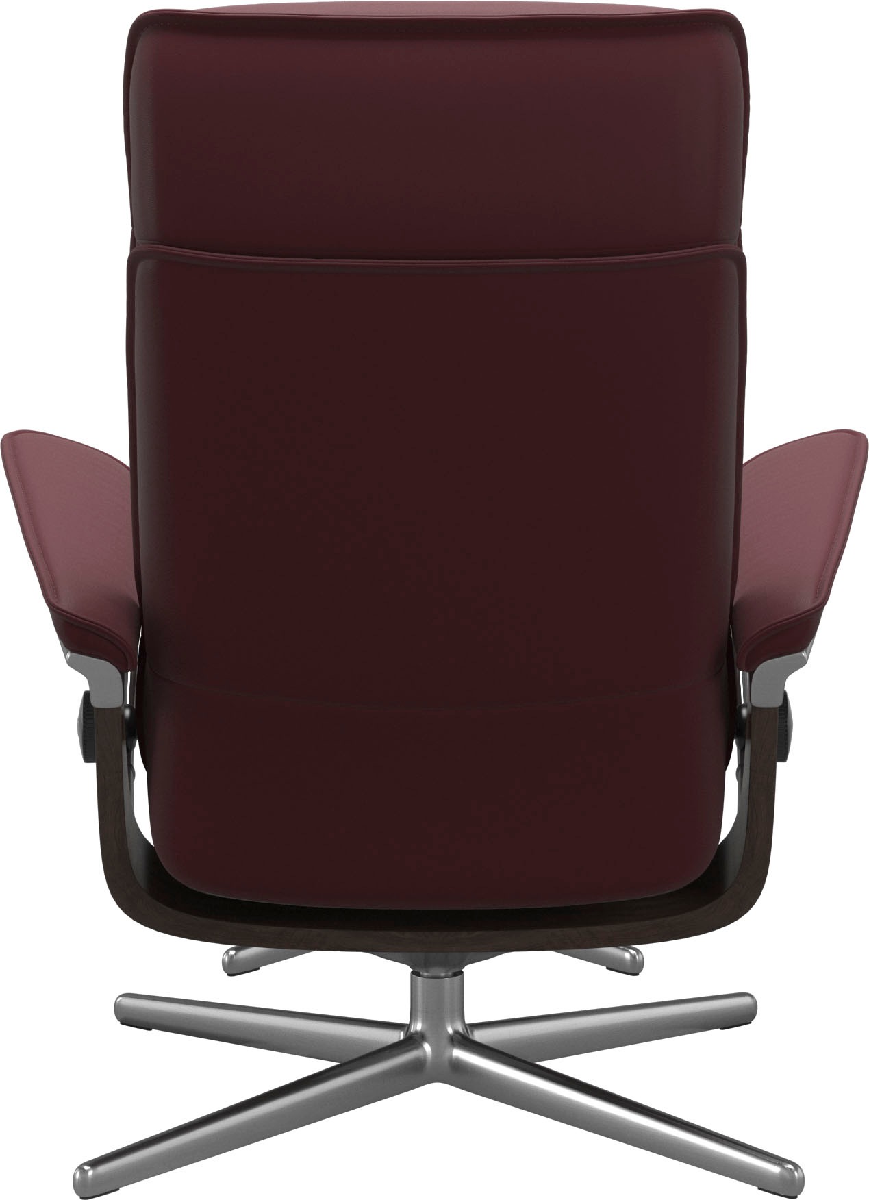 Stressless® Relaxsessel »Admiral«, (Set, Relaxsessel inkl. Hocker), mit Cross Base, Größe M & L, Holzakzent Wenge