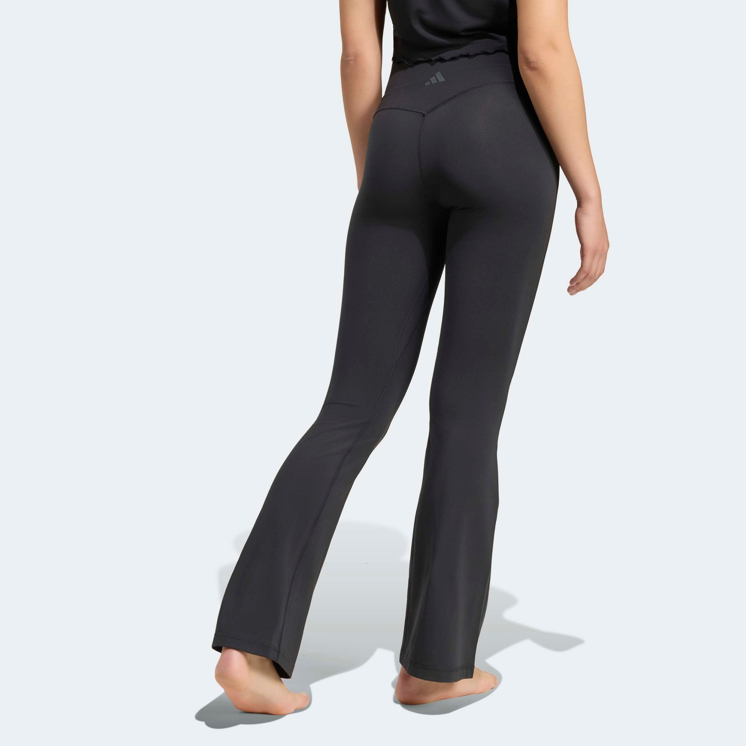 adidas Performance Trainingstights »3-STREIFEN STUDIO ALL ME FLARE X-OVER LEGGINGS«