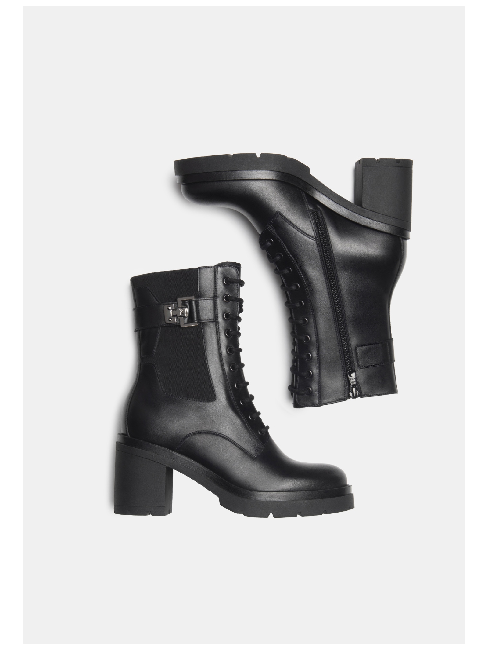 Nero Giardini High-Heel-Stiefelette »Nero Giardini Stiefelette Leder/Textil«