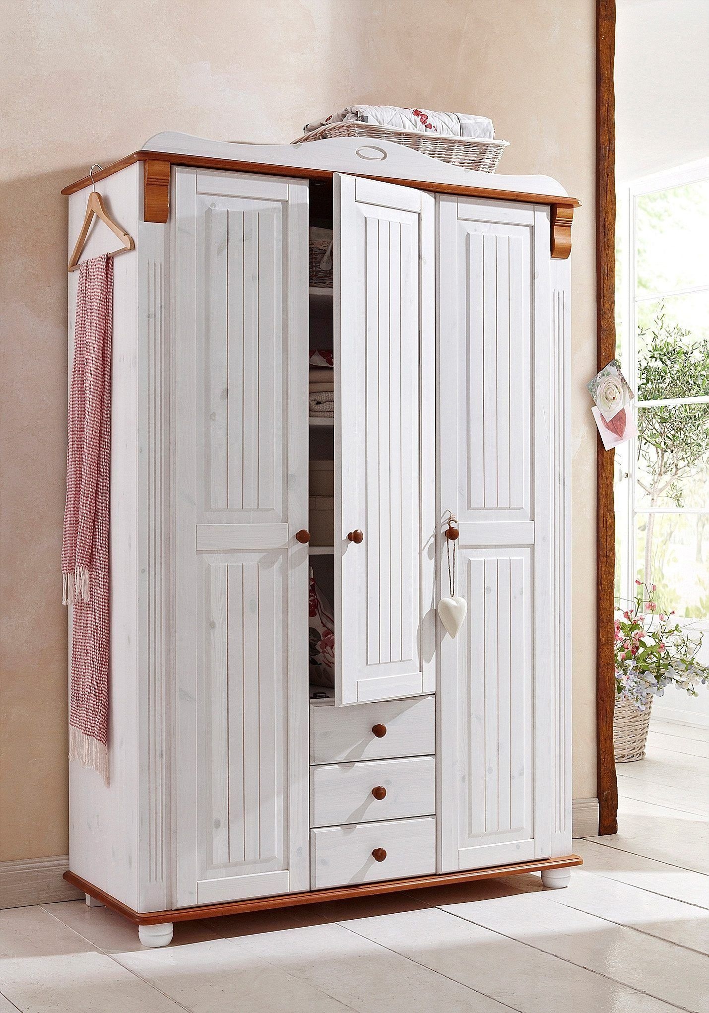 OTTO home "Adele" 4 Breiten: 92/130/169/207 H/T ca. 191/54 cm, aus massiver günstig online kaufen