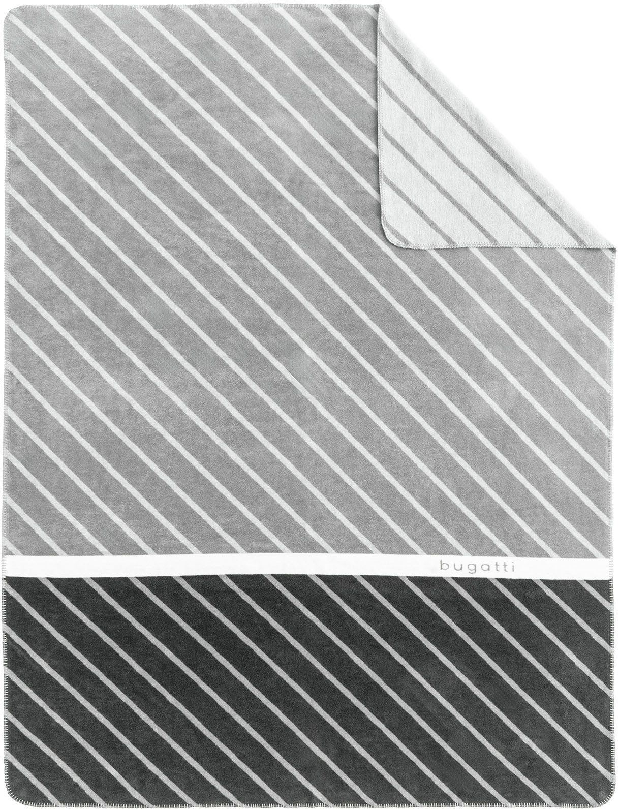 bugatti Wohndecke "bugatti" mit edlem Logo günstig online kaufen