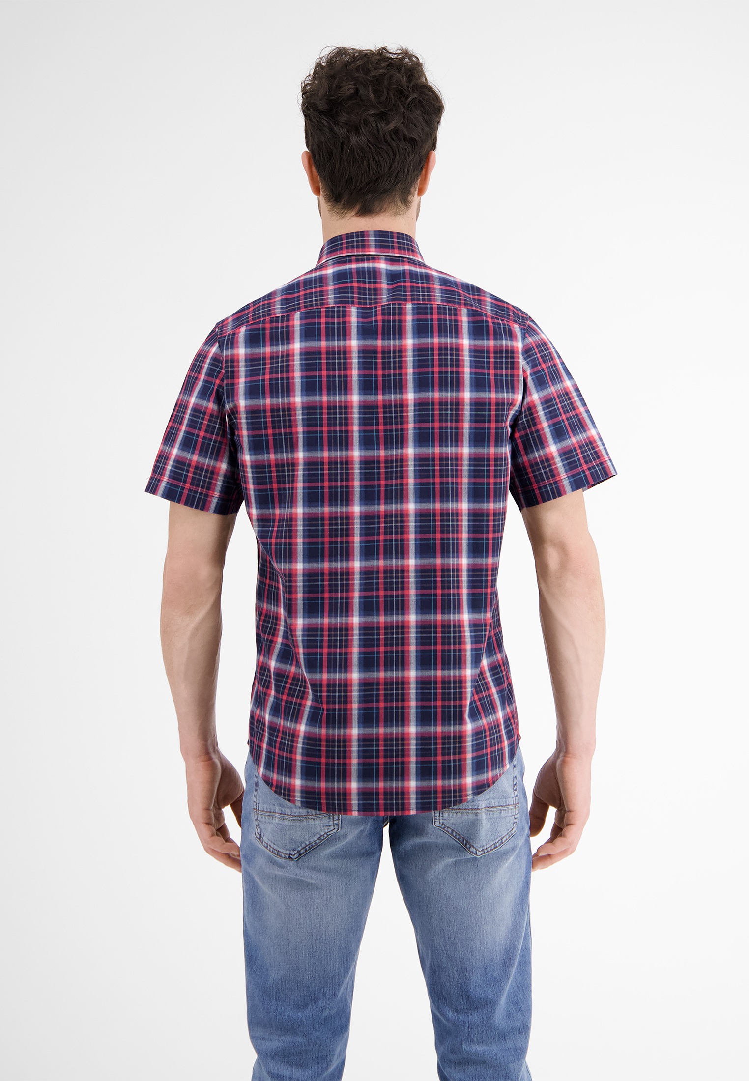 LERROS Kurzarmhemd »LERROS Halbarmhemd *Poplin Check*«