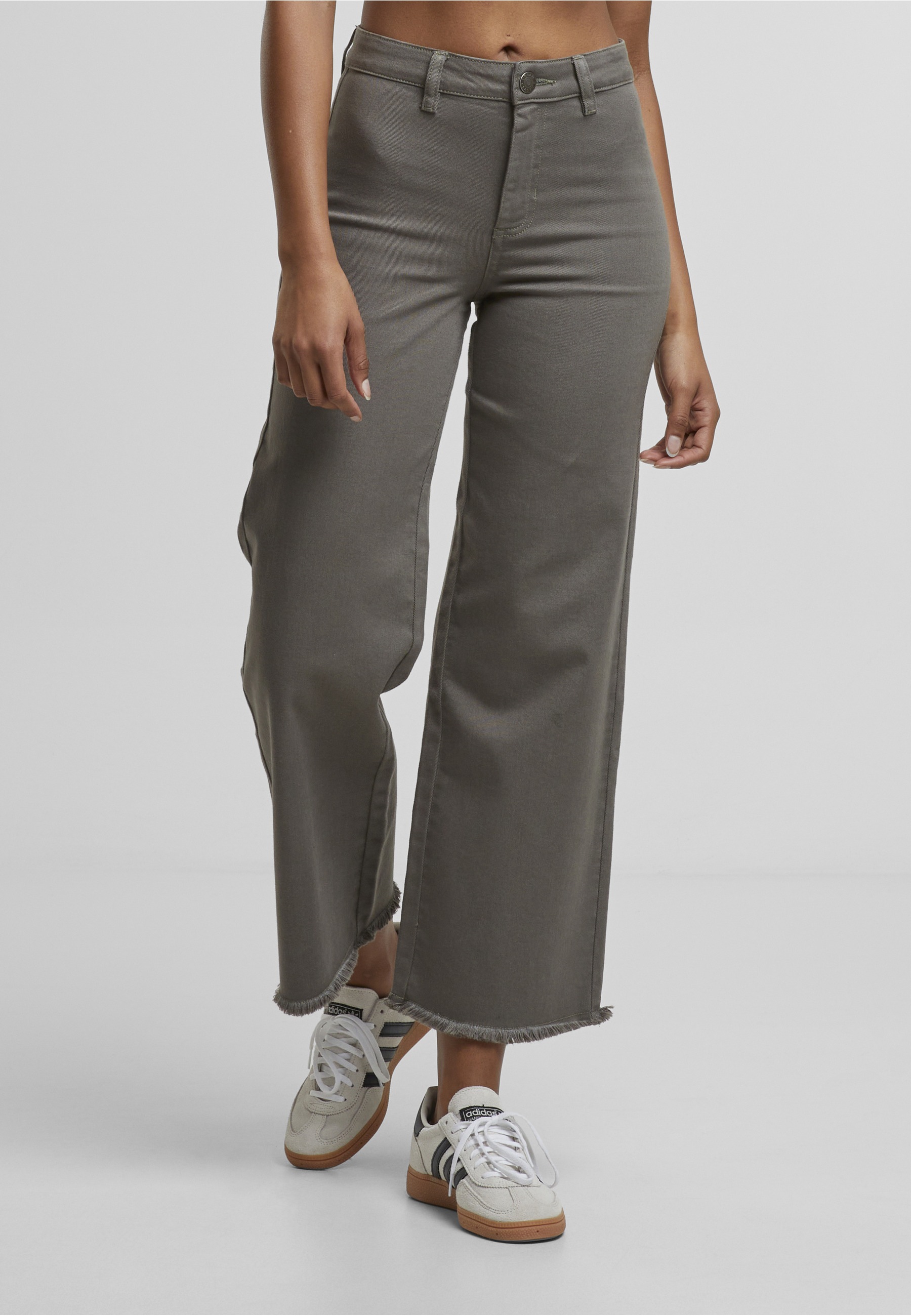 Urban Classics Tb7546 Women's Jeans Olive 32 2