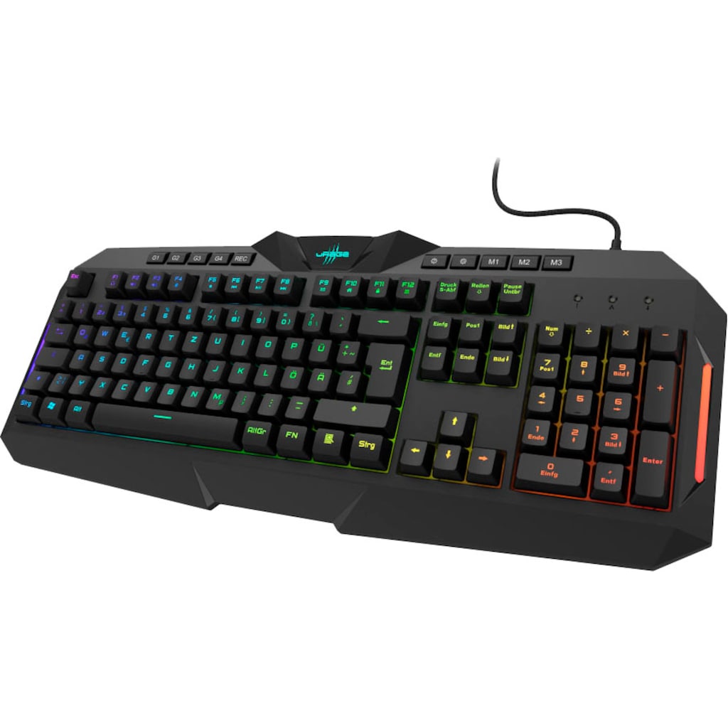 Hama Gaming-Tastatur »Exodus 700«, (USB-Anschluss-Handgelenkauflage-Fn-Tasten)