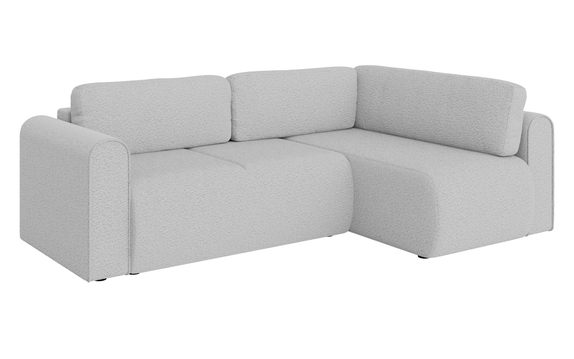 INOSIGN Ecksofa »Zacharia wahlweise Schlafsofa mit Bettkasten, B/T/H 250/166/86 cm«, L-Form mit Wellenunterfederung, Ottomane rechts oder links bestellbar