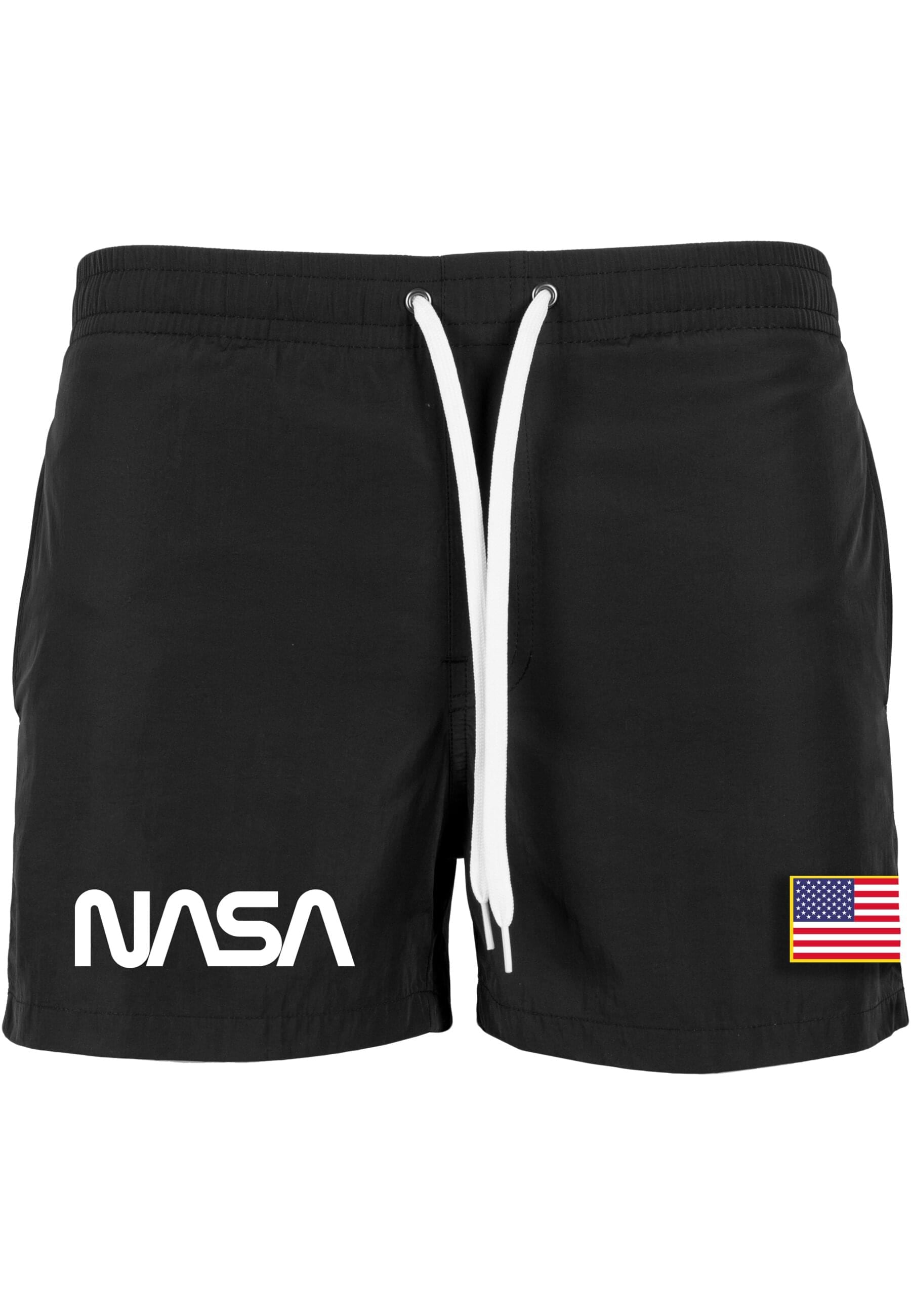 MisterTee Badeshorts »MisterTee Herren NASA Worm Logo Swim Shorts«
