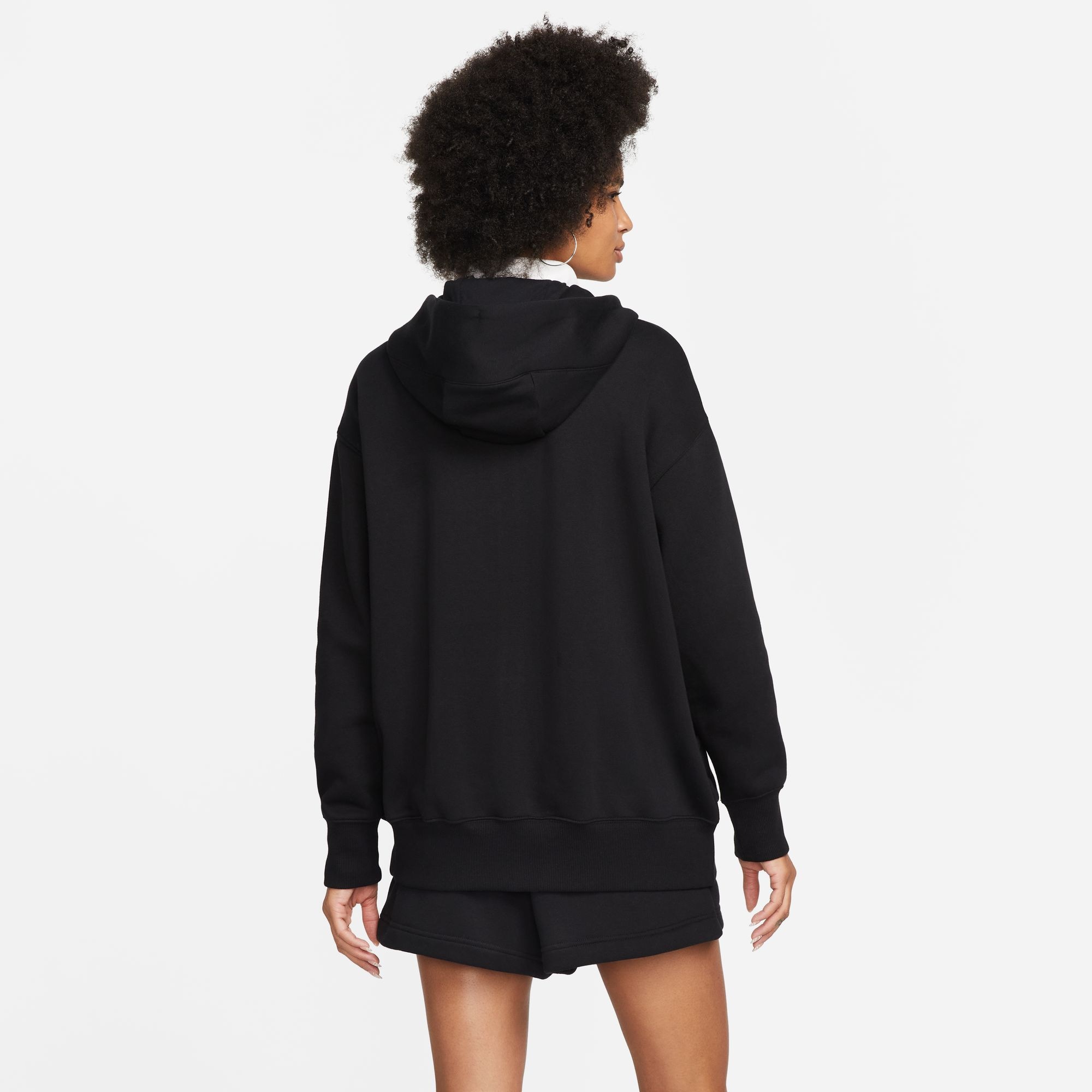 Nike Sportswear Kapuzensweatshirt »W NSW PHNX FLC FZ OS HOODIE«, Oversize-Schnitt, mit Reißverschluss, mit Kängurutasche
