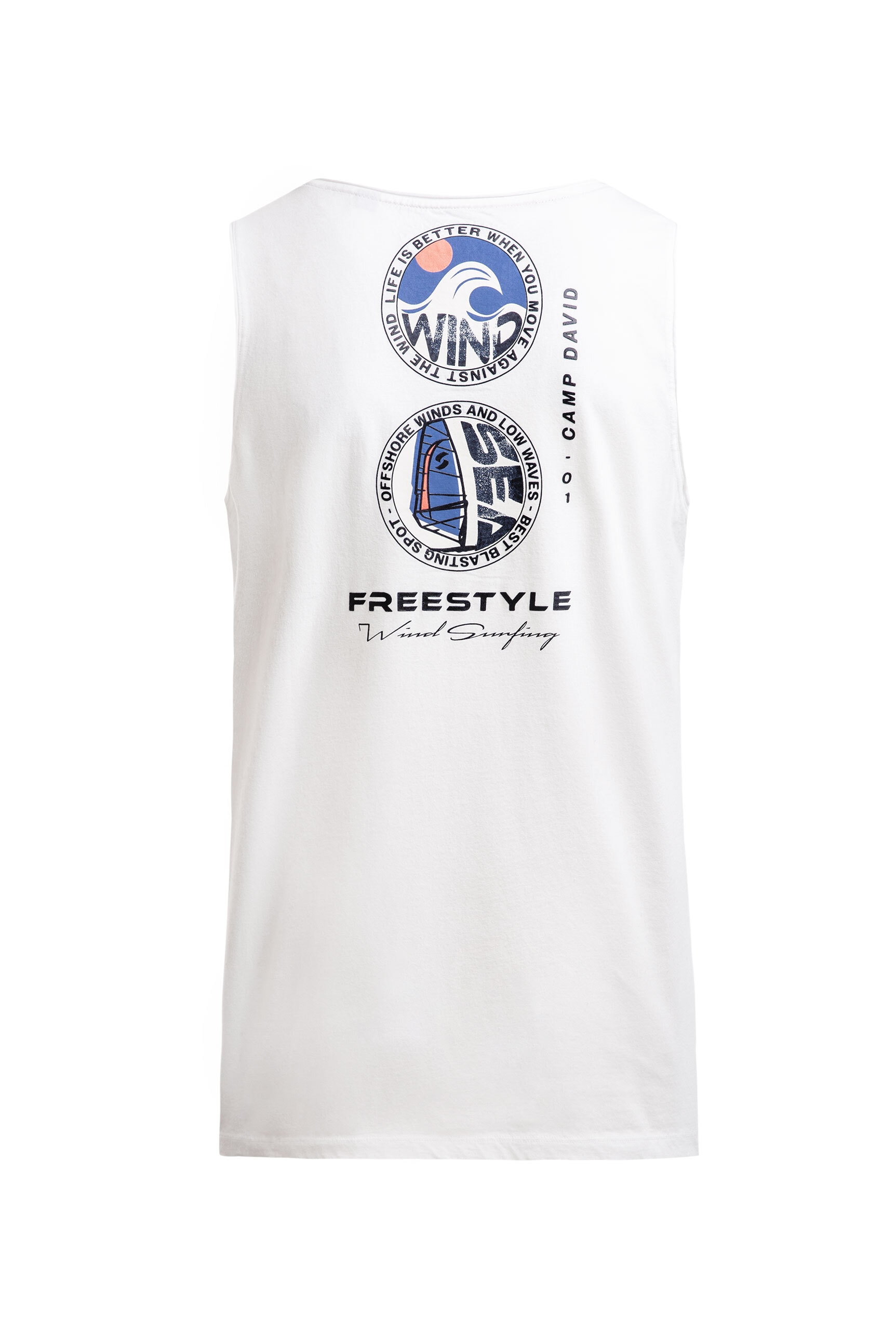 CAMP DAVID Tanktop aus Baumwolle