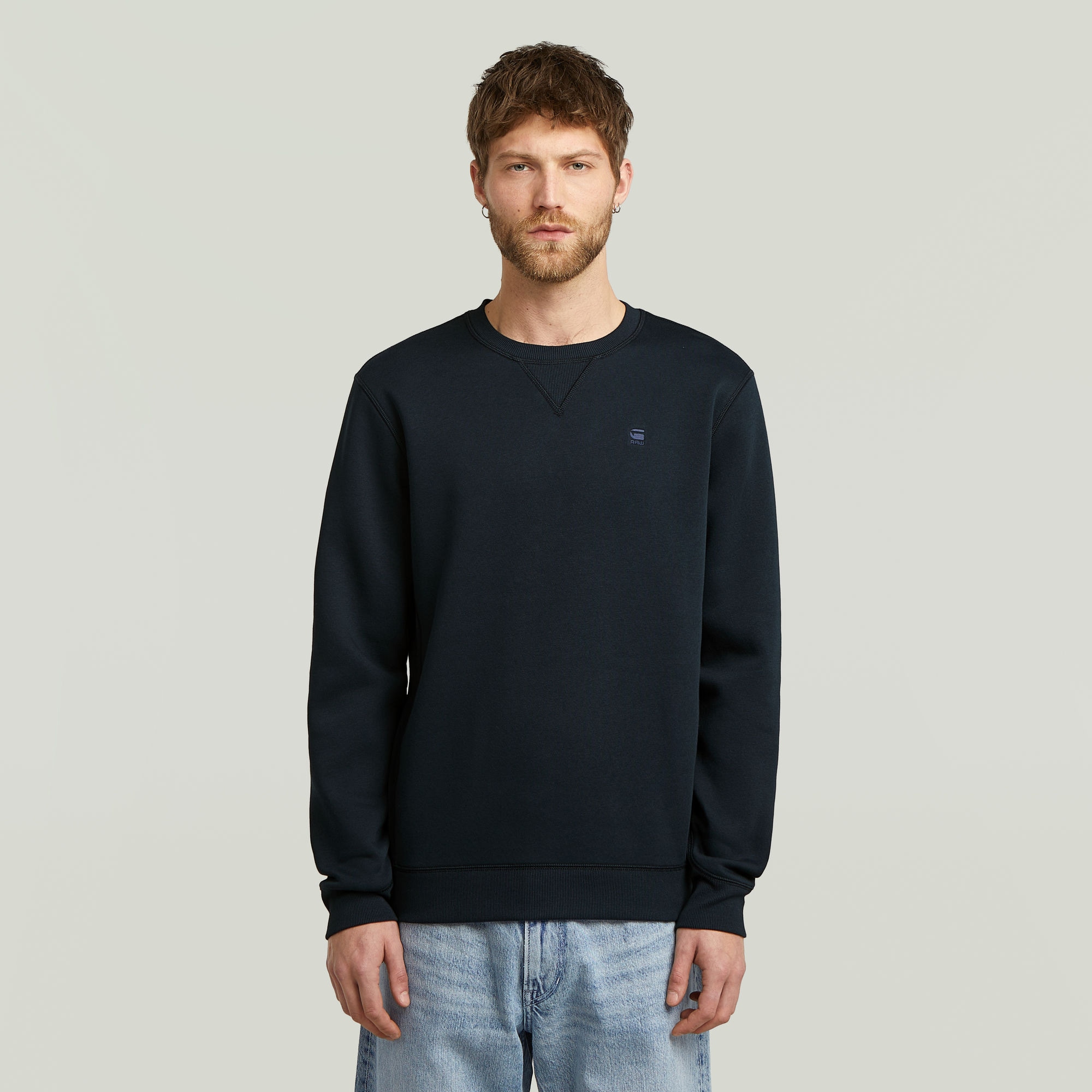 G-STAR Sweatshirt "Premium Core Pacior Sweat", mit Ripp-Seiteneinsätzen günstig online kaufen