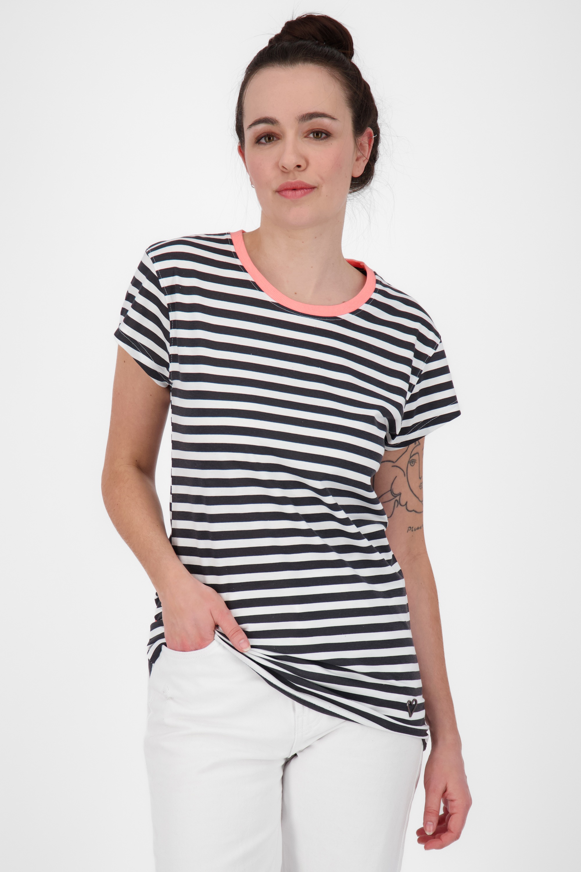 Alife & Kickin Rundhalsshirt "Damen AmandaAK B" günstig online kaufen