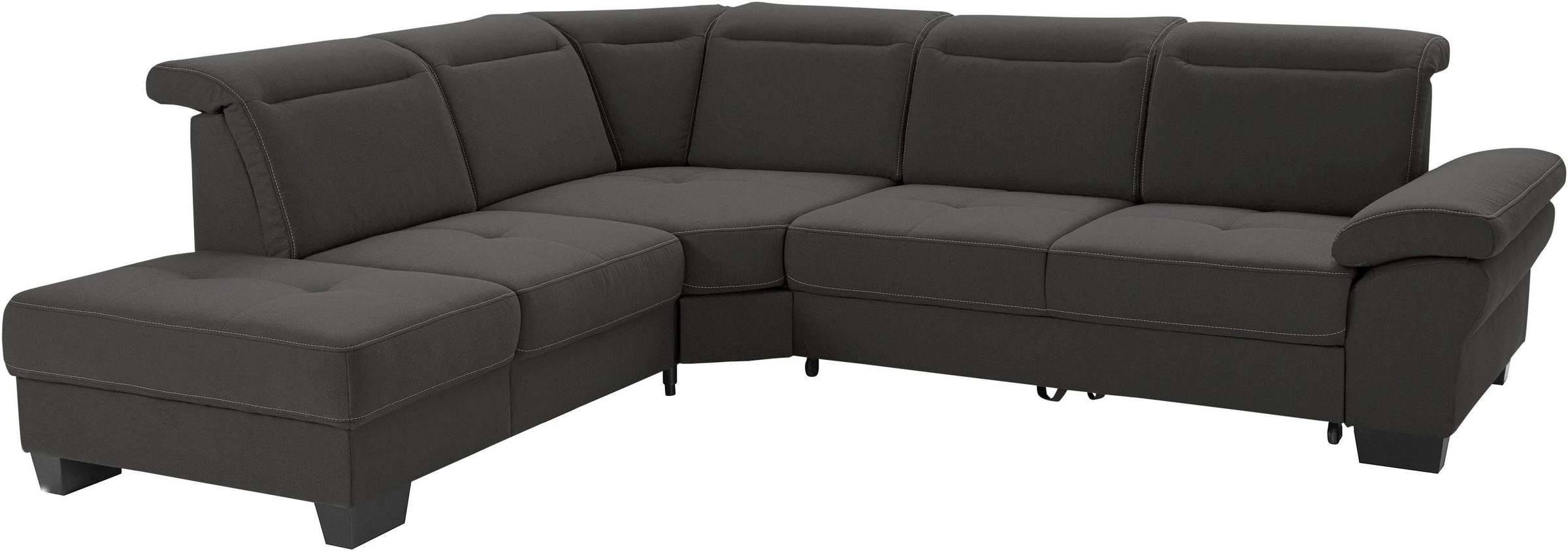 Home affaire Ecksofa "Cornwall L-Form" incl. Sitztiefenverstellung, mit Bet günstig online kaufen