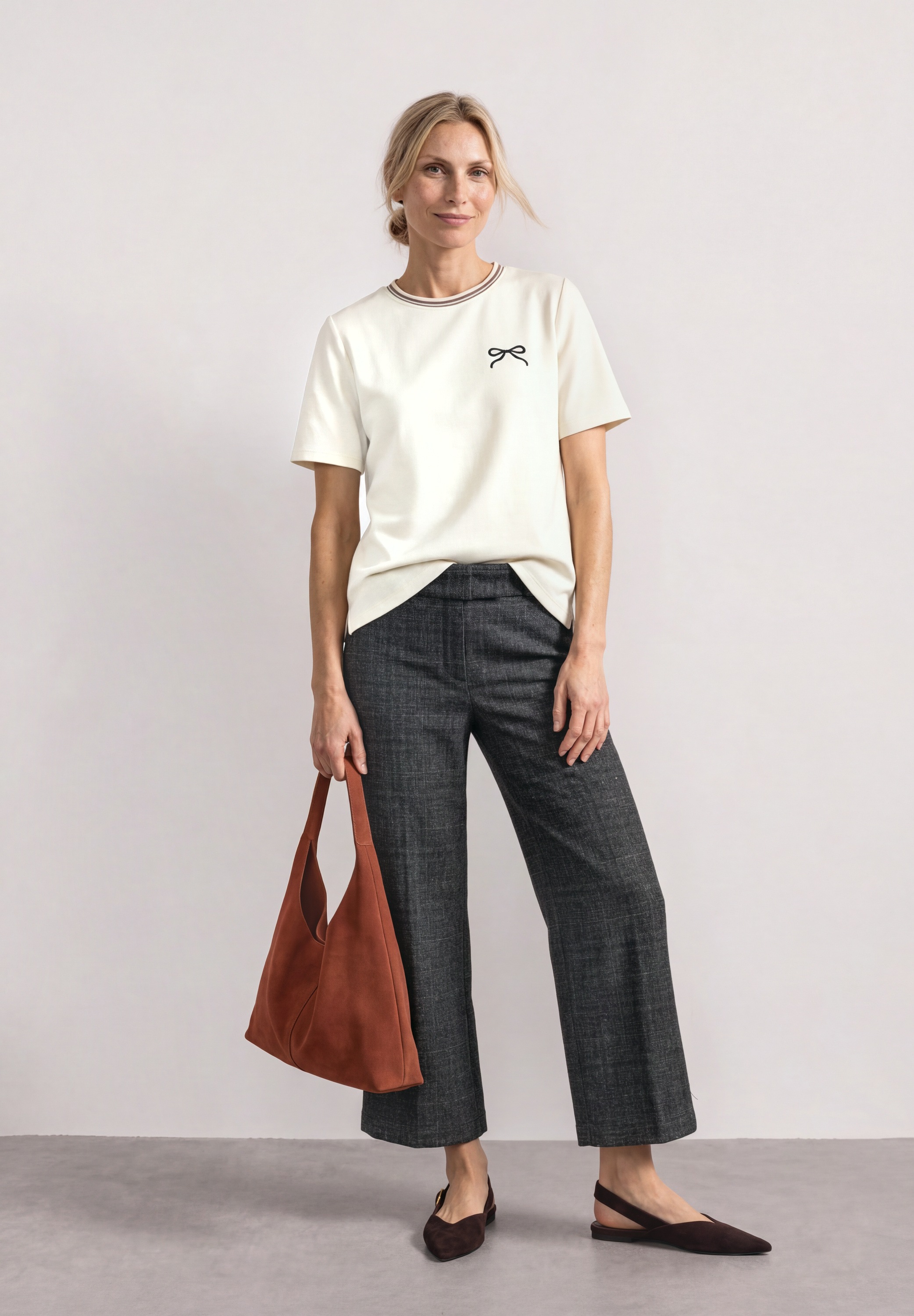 STREET ONE T-Shirt mit Rundhalsausschnitt