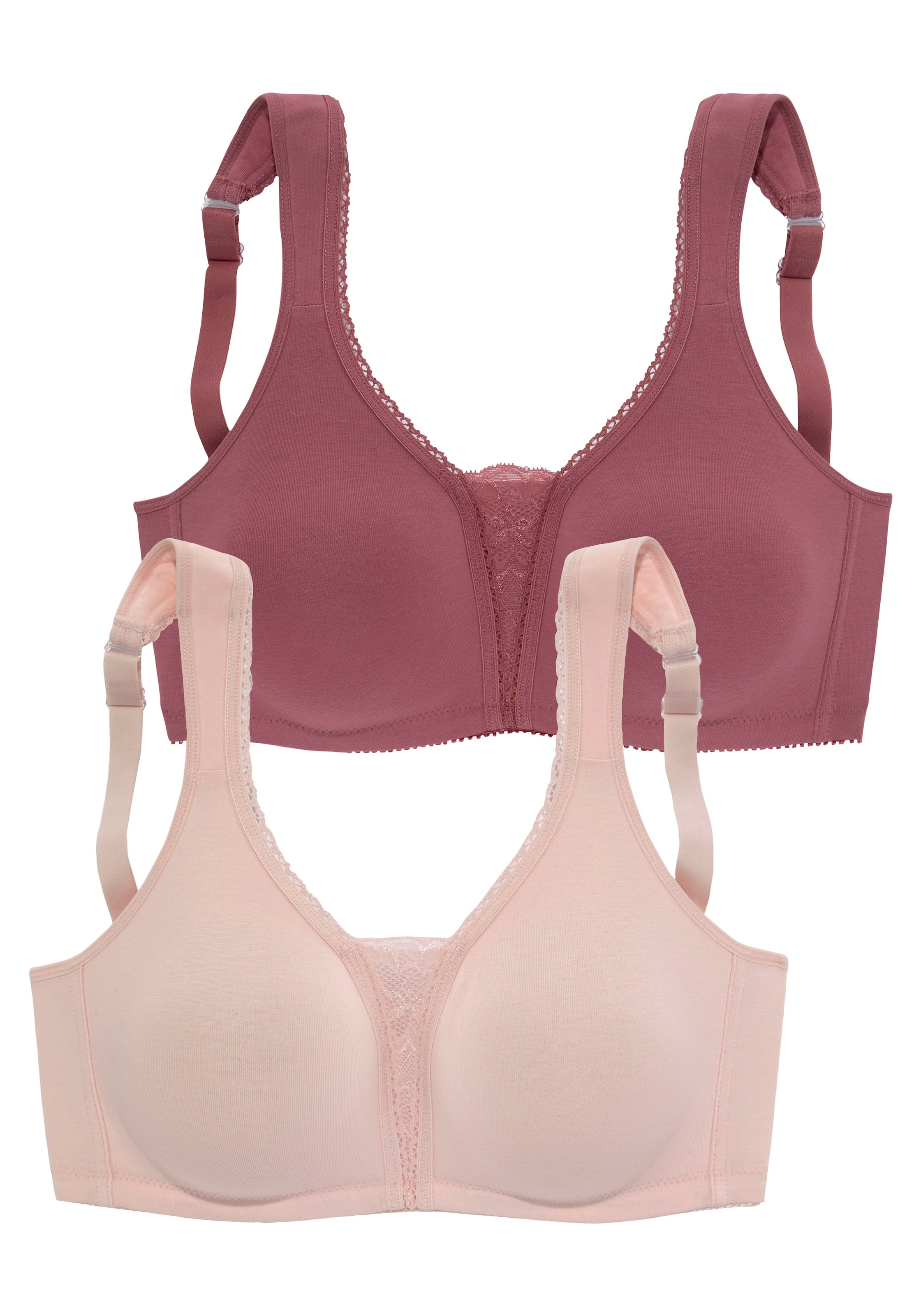 petite fleur Soft-BH, ohne Bügel mit Spitzen-Details