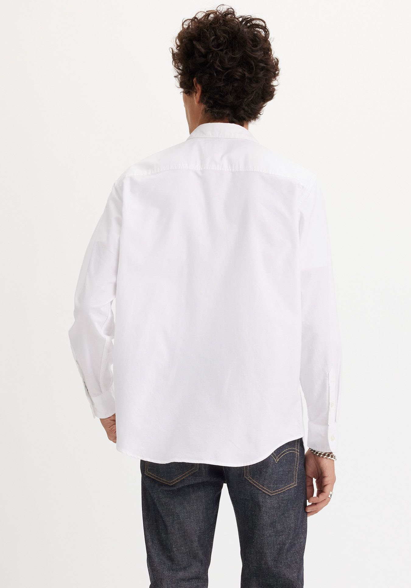 Levi's Authentic Button Down Long Sleeve Shirt Neutral XL 3