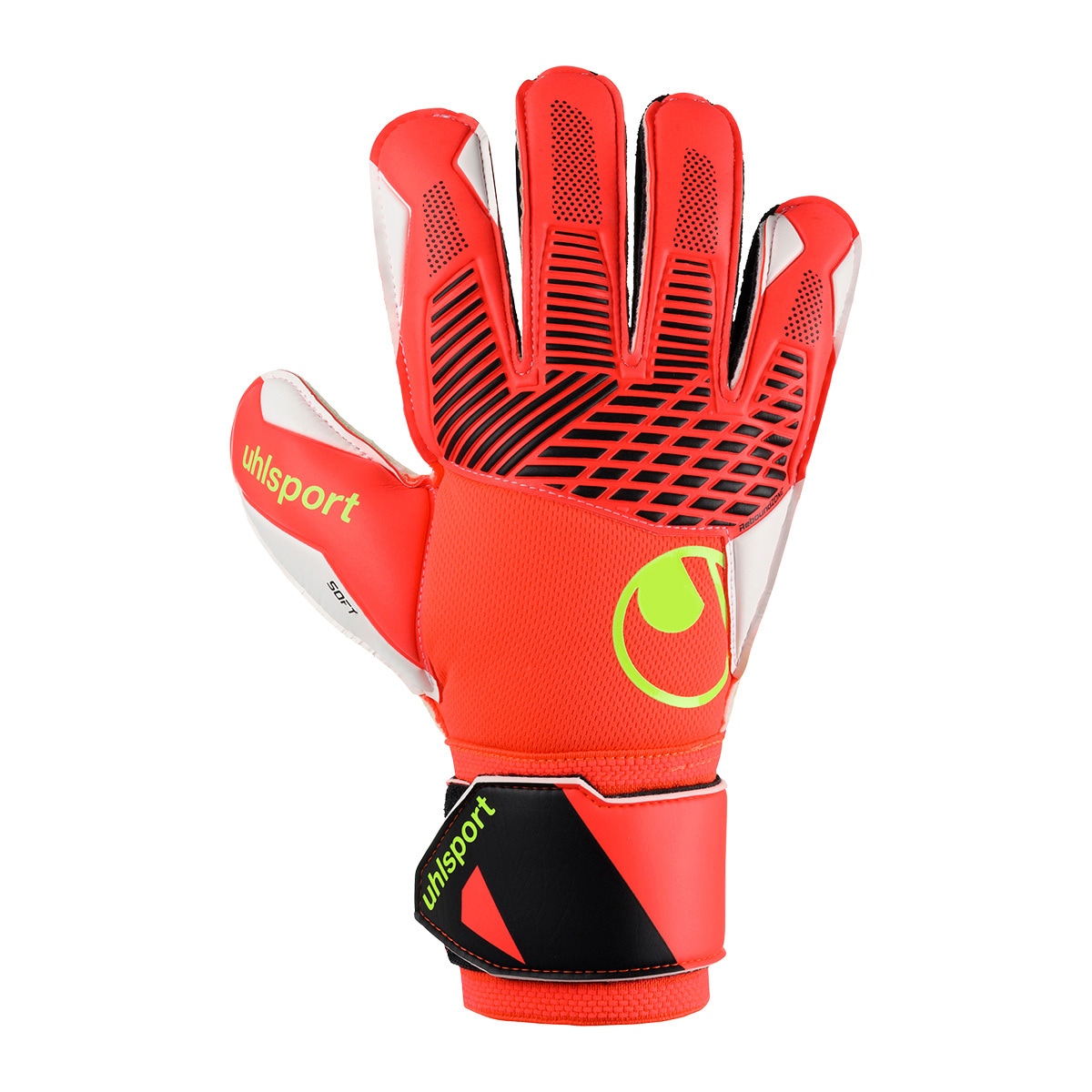 UHLSPORT Mädchen Torwarthandschuhe "Torwarthandschuhe FM ZNE Soft Pro Kids", rot, Gr. 6, Obermaterial: 81% Gummi rubber. 13% Polyester PES. 6% Nylon