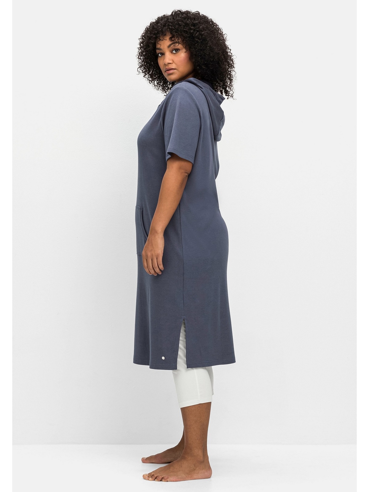 Sheego Sweatkleid »Große Größen«, mit Kängurutasche und Kapuze