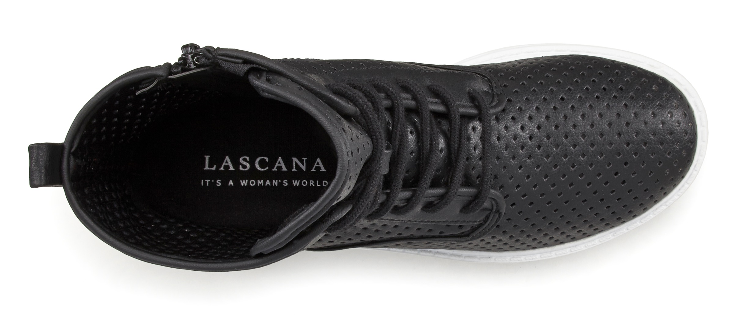 Thumbnail - LASCANA Stiefelette zum Schnüren mit modischen Cut-Outs, Stiefel, Boots, High-Sneaker