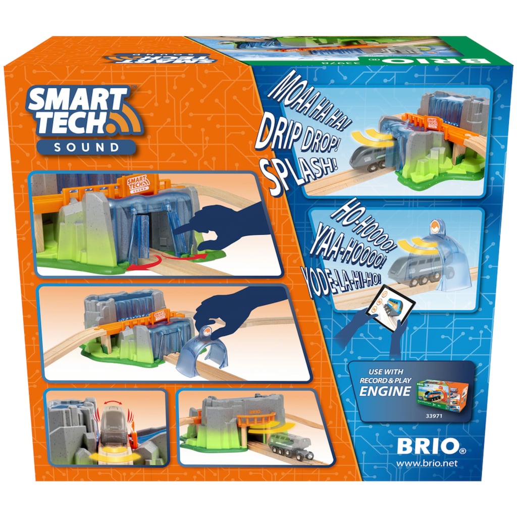 BRIO® Spielzeugeisenbahn-Tunnel »BRIO® WORLD, Smart Tech Sound Wasserfall-Tunnel«