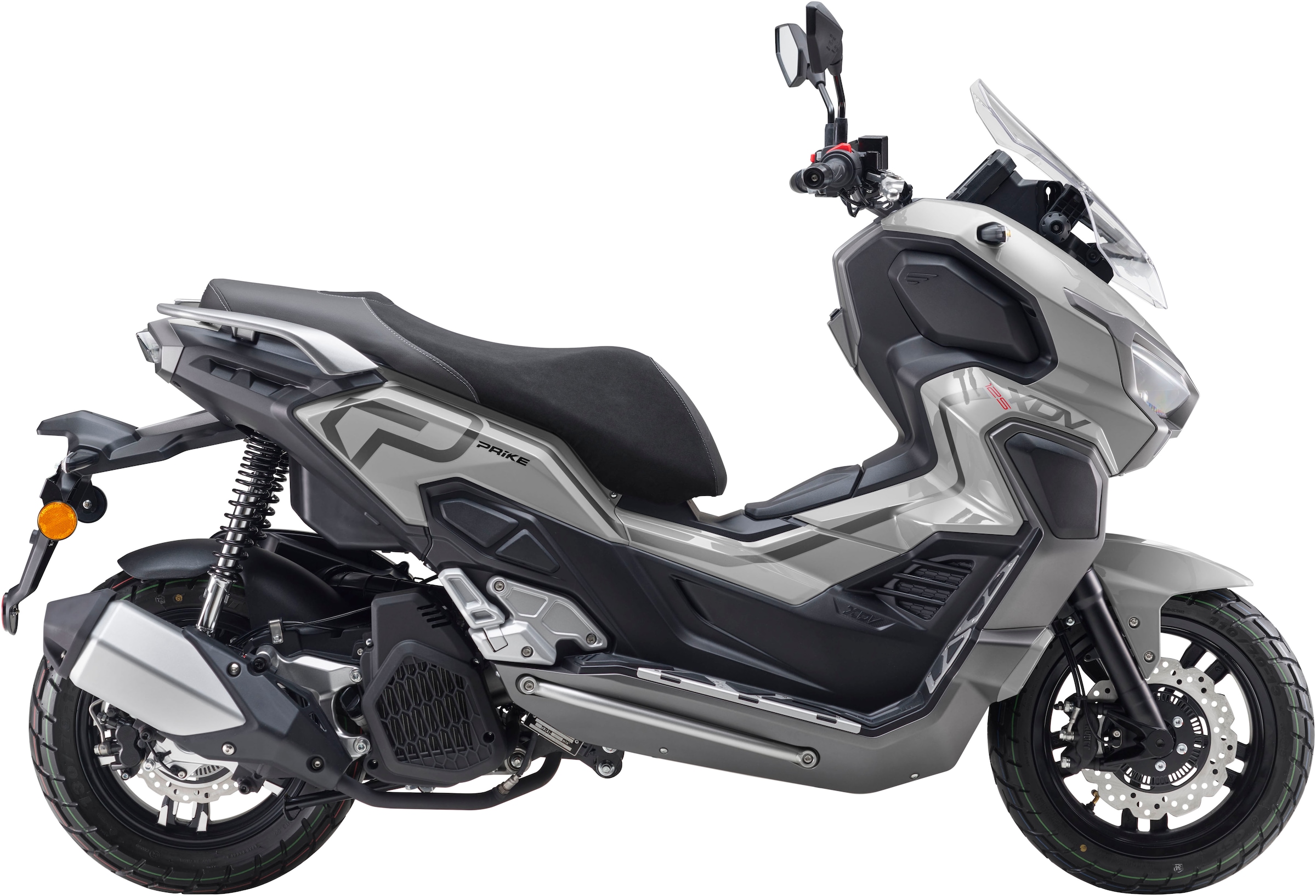 PRIKE Motorroller »PRIKE XDV 125, E5, ADV-Roller«, 125 cm³, 92 km/h, Euro 5, 11,4 PS, Keyless-Go, mit ABS