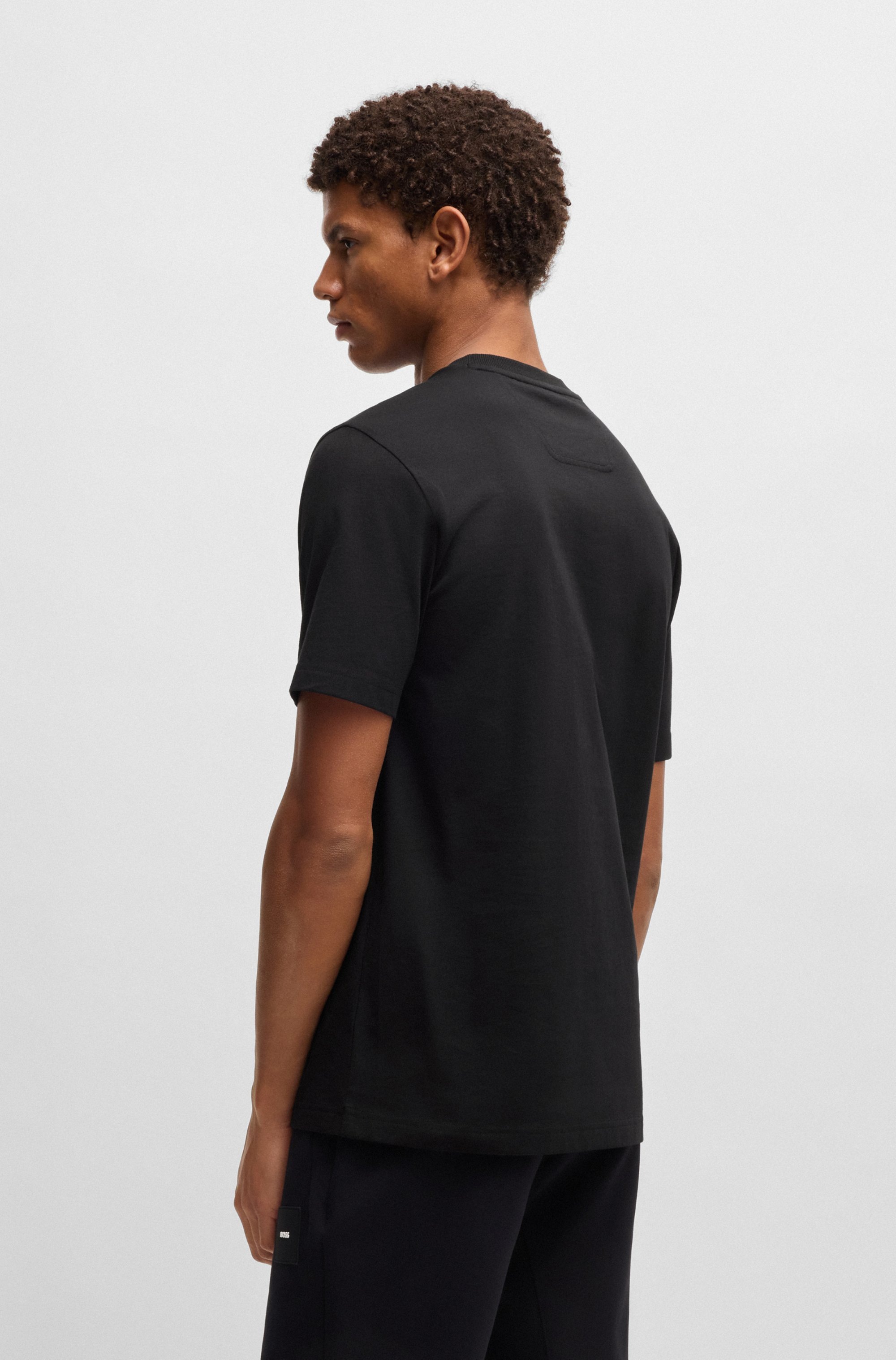 BOSS GREEN T-Shirt "Tee Logo Rib", mit großem Aufdruck günstig online kaufen