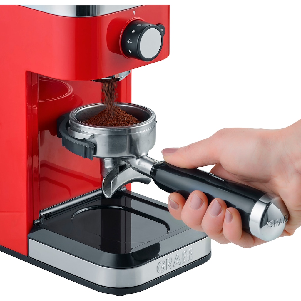 Graef Kaffeemühle »CM 503, rot«, 135 W, Kegelmahlwerk