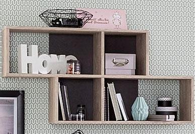FMD Wandregal "Nora", Regal kompakt für Bücher und Accessoires, 100 cm brei günstig online kaufen