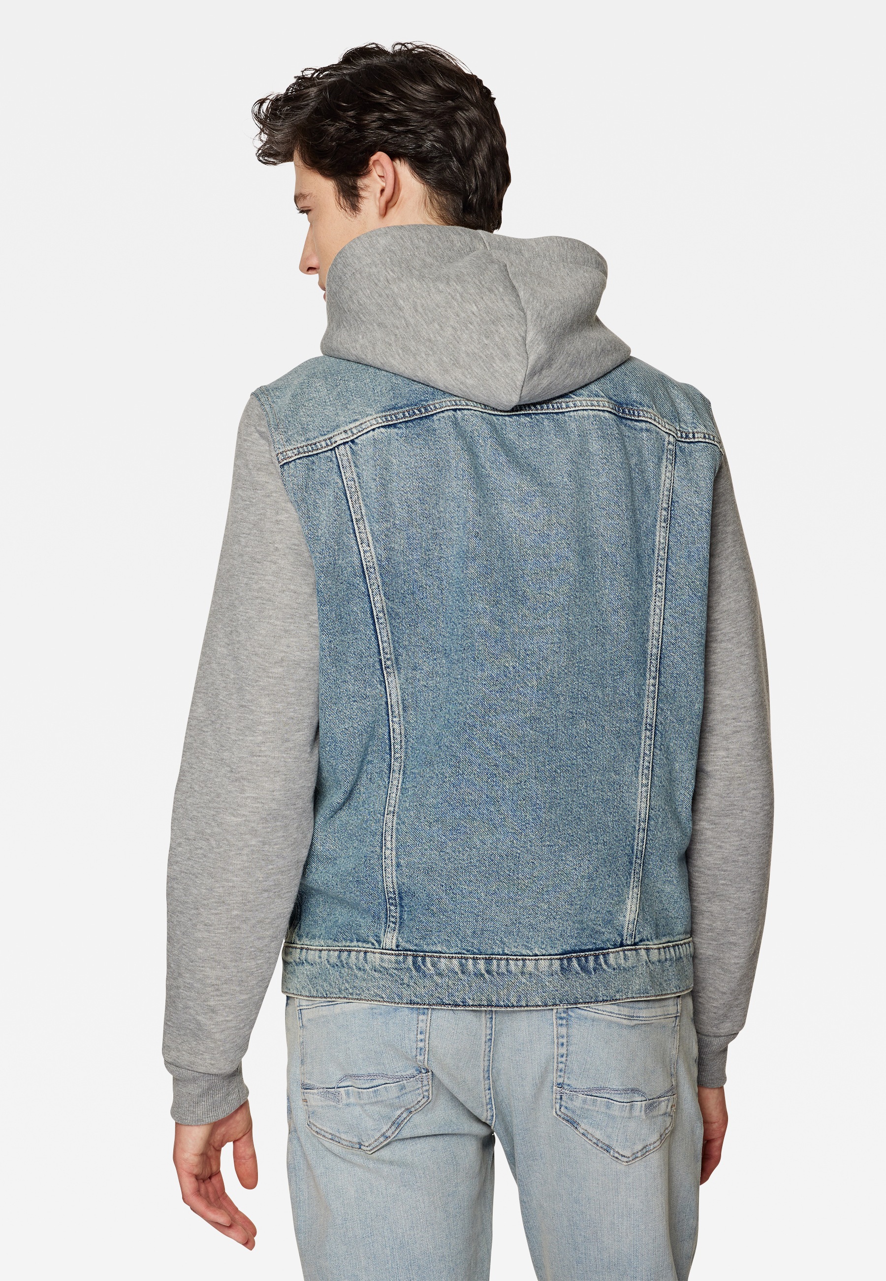 Mavi Jeansjacke "JERRY", ohne Kapuze, Jeansjacke mit Jerseyärmeln günstig online kaufen