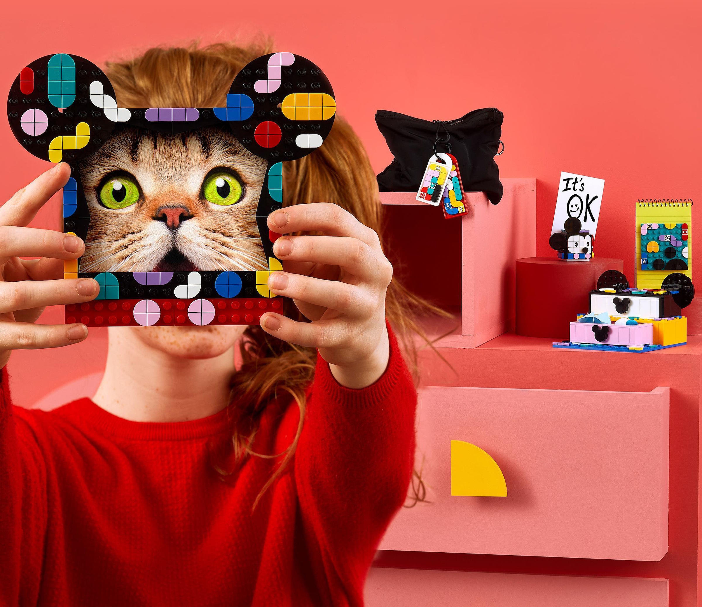 LEGO® Konstruktionsspielsteine »Micky & Minnie Kreativbox zum Schulanfang (41964), LEGO® DOTS«, (669 St.), Made in Europe
