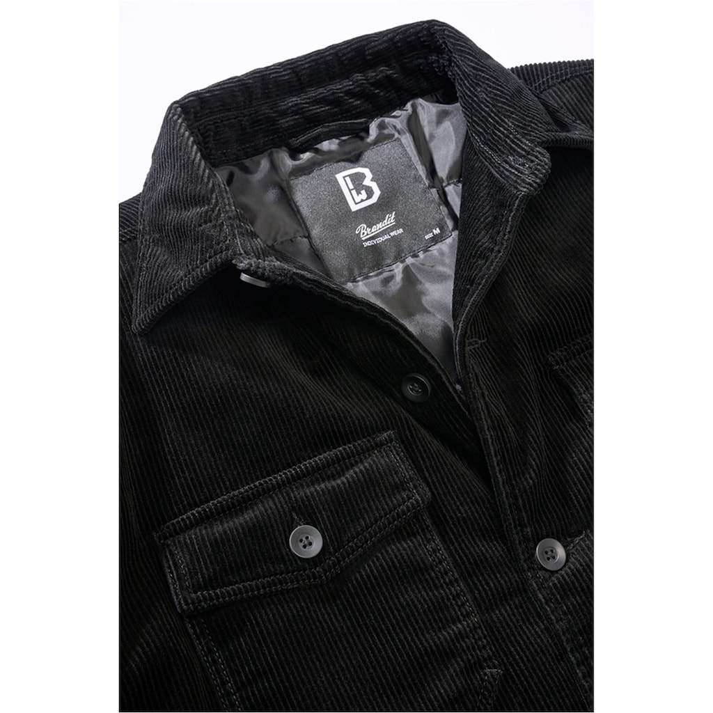 Brandit Anorak »Brandit Herren Corduroy Jacket«, (1 St.), ohne Kapuze