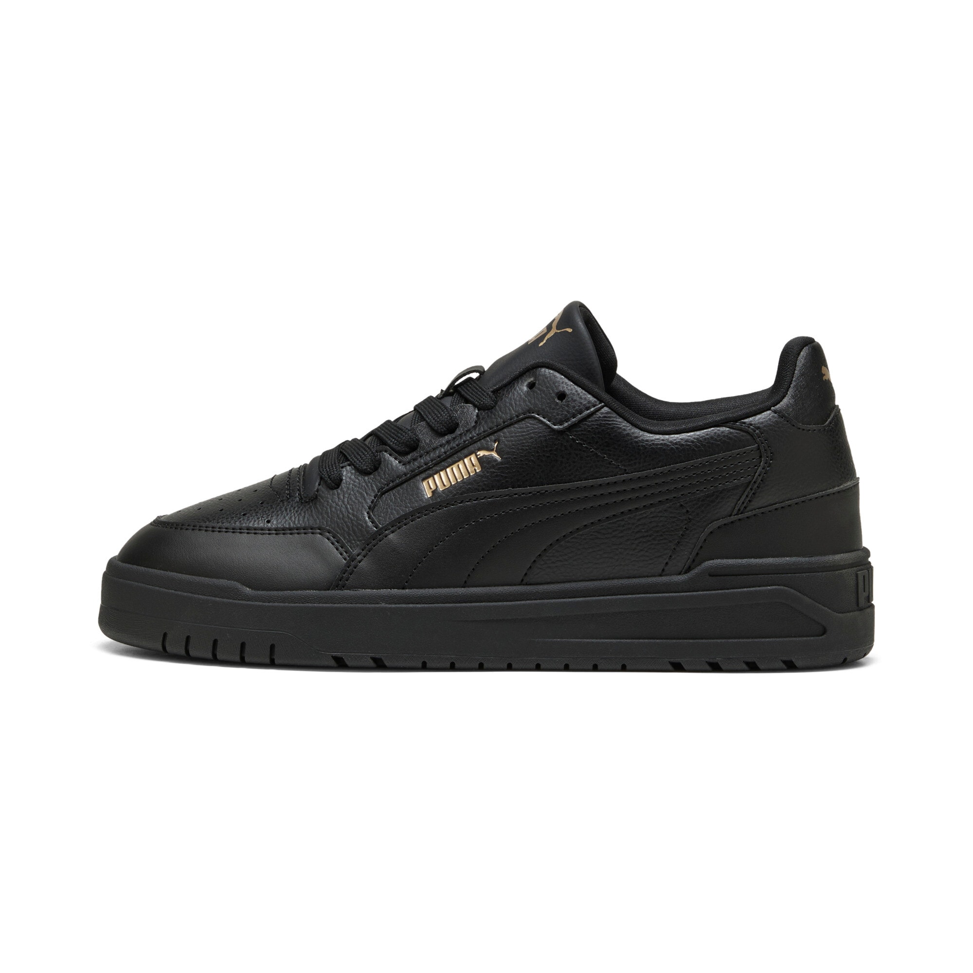 Puma Shuffle Downtown Sneaker Black Gold 45 4
