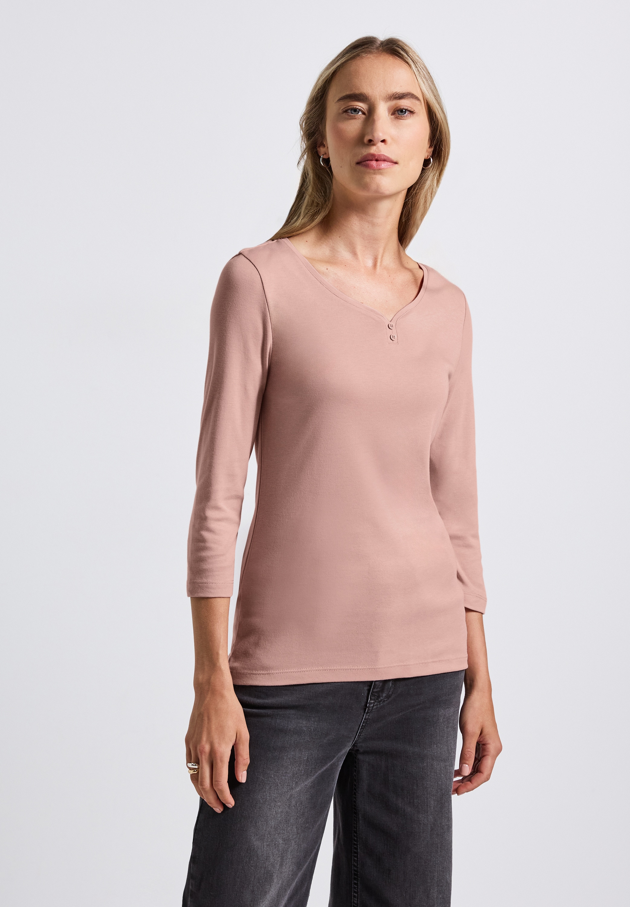 STREET ONE 3/4-Arm-Shirt, mit 3/4 Ärmeln günstig online kaufen