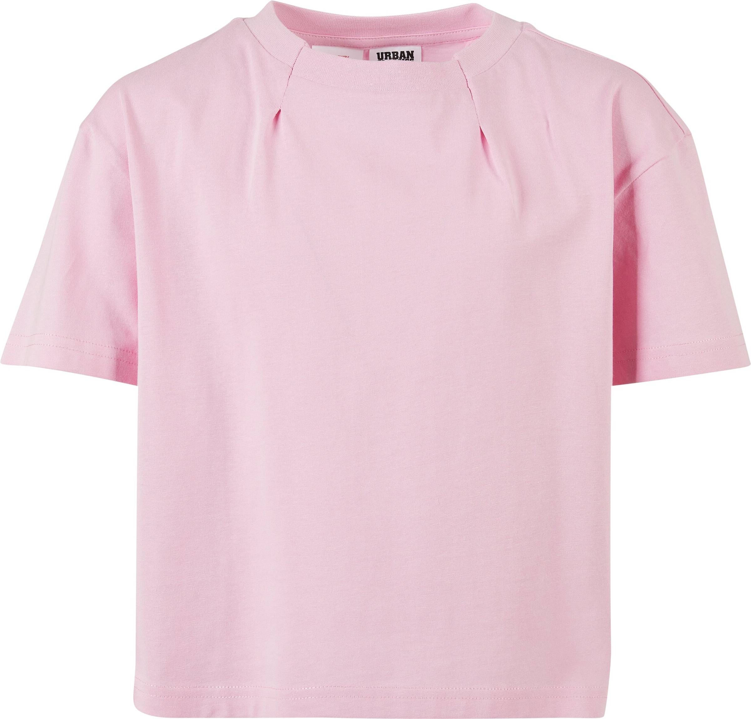 URBAN CLASSICS Kurzarmshirt »Kinder Girls Organic Oversized Pleat Tee«, (1  tlg.) bestellen | BAUR