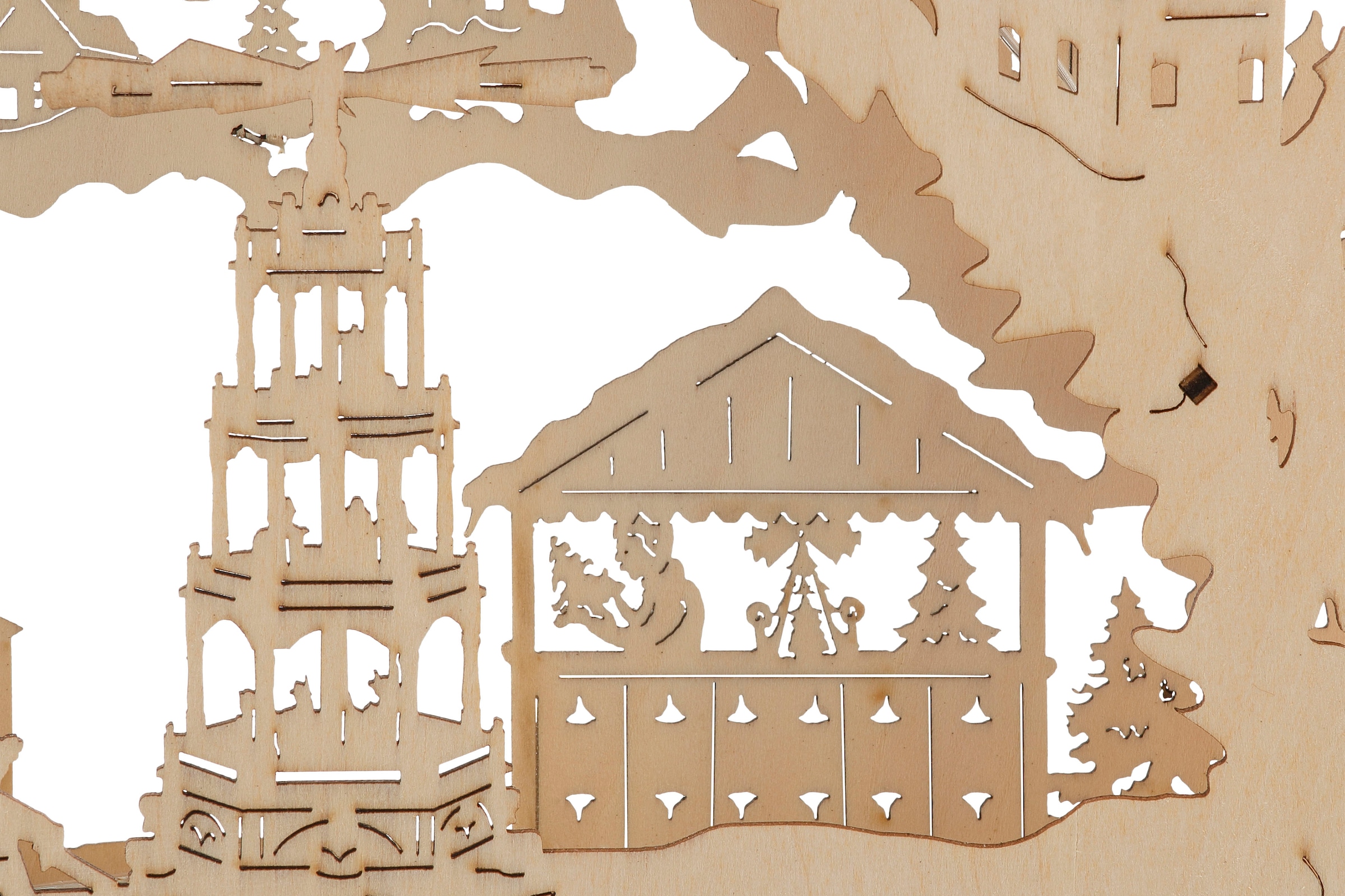 Home affaire Schwibbogen »LED Weihnachtsleuchter, Weihnachtsdeko« Breite ca. 43 cm