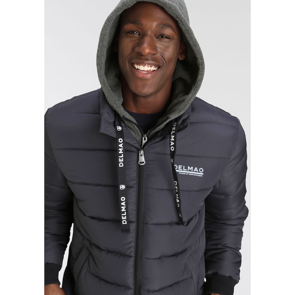 DELMAO Steppjacke, mit Kapuze