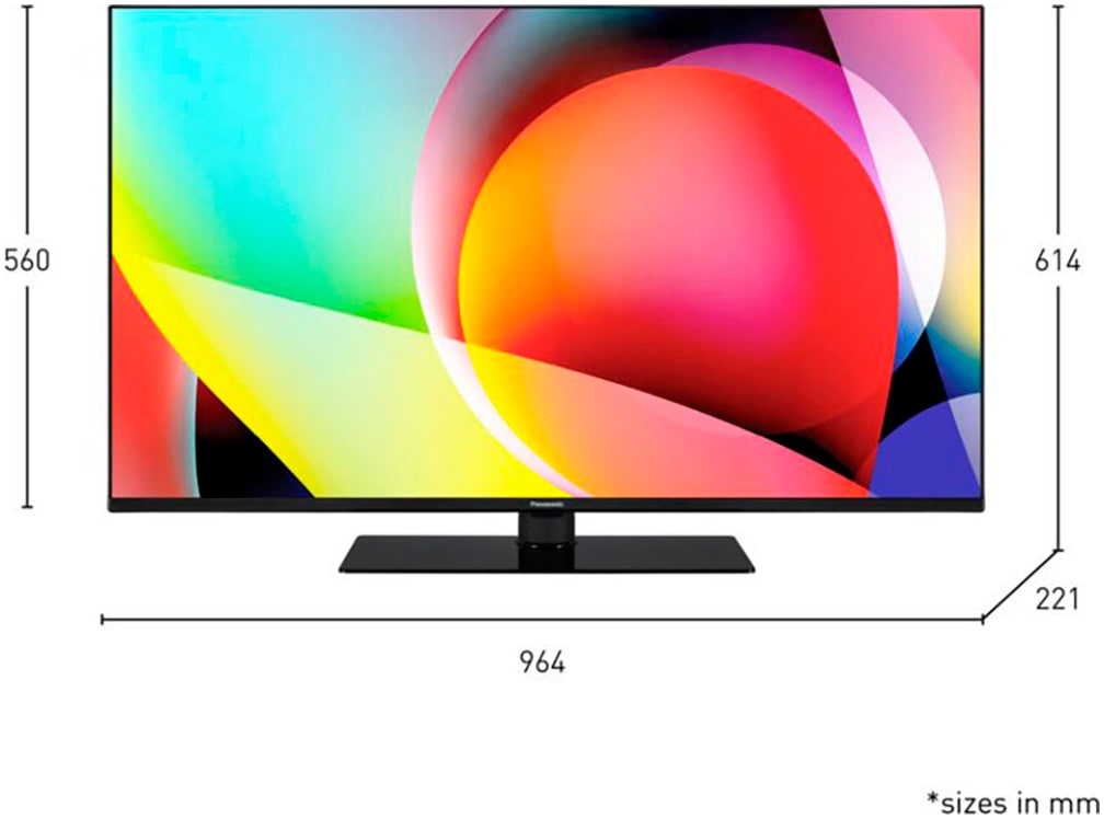 Panasonic LED-Fernseher »TN-43W70AEZ«, 4K Ultra HD, Google TV-Smart-TV