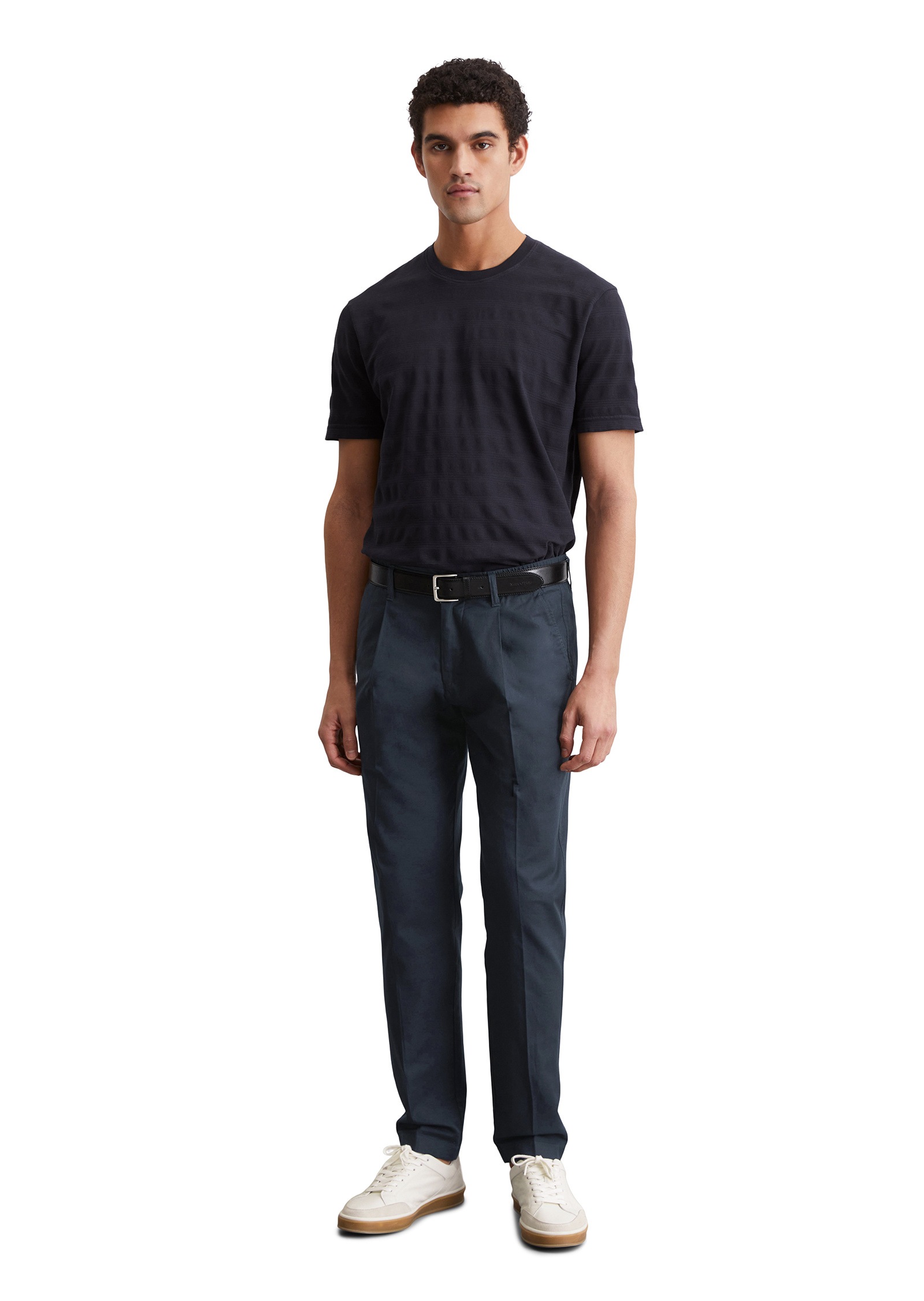 Marc O'Polo T-Shirt »mit Streifen-Struktur«
