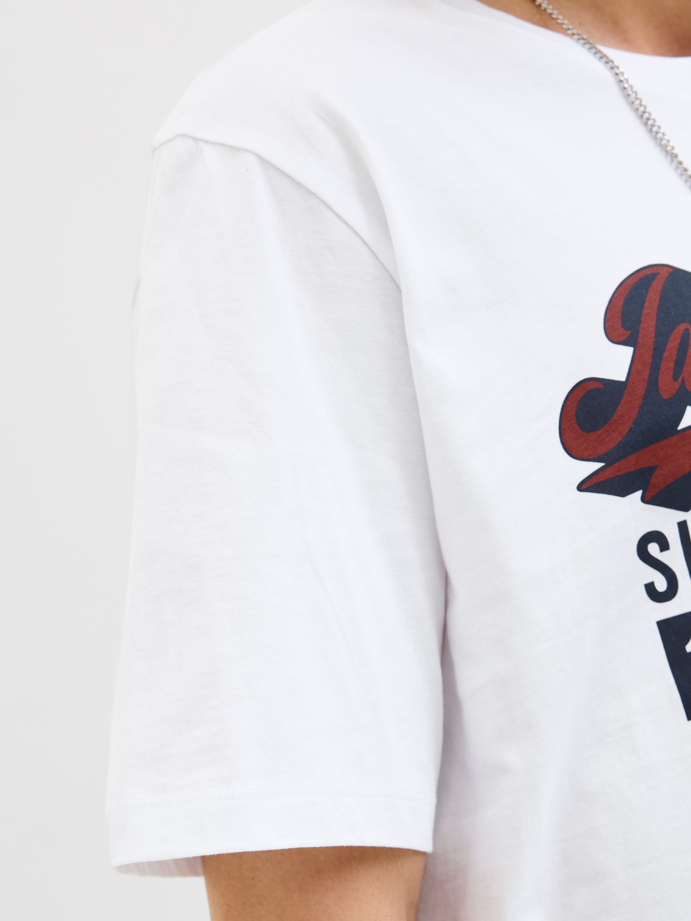 Jack & Jones Rundhalsshirt »JJELOGO TEE SS O-NECK 2 COL AW25 SN«