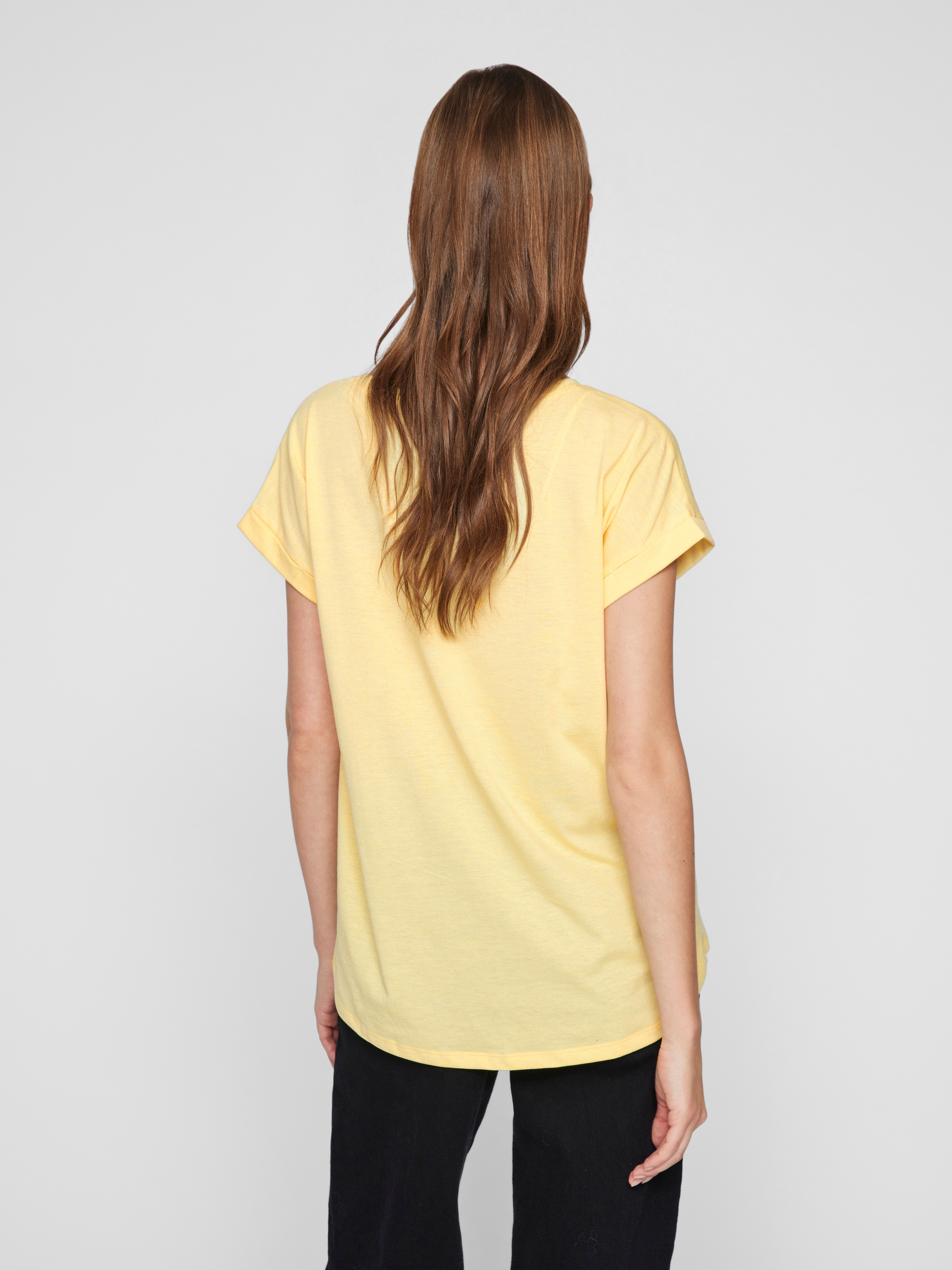 Thumbnail - Vila Rundhalsshirt "VIDREAMERS NEW PURE T-SHIRT/SU-NOOS" Baumwollmischung, regular fit