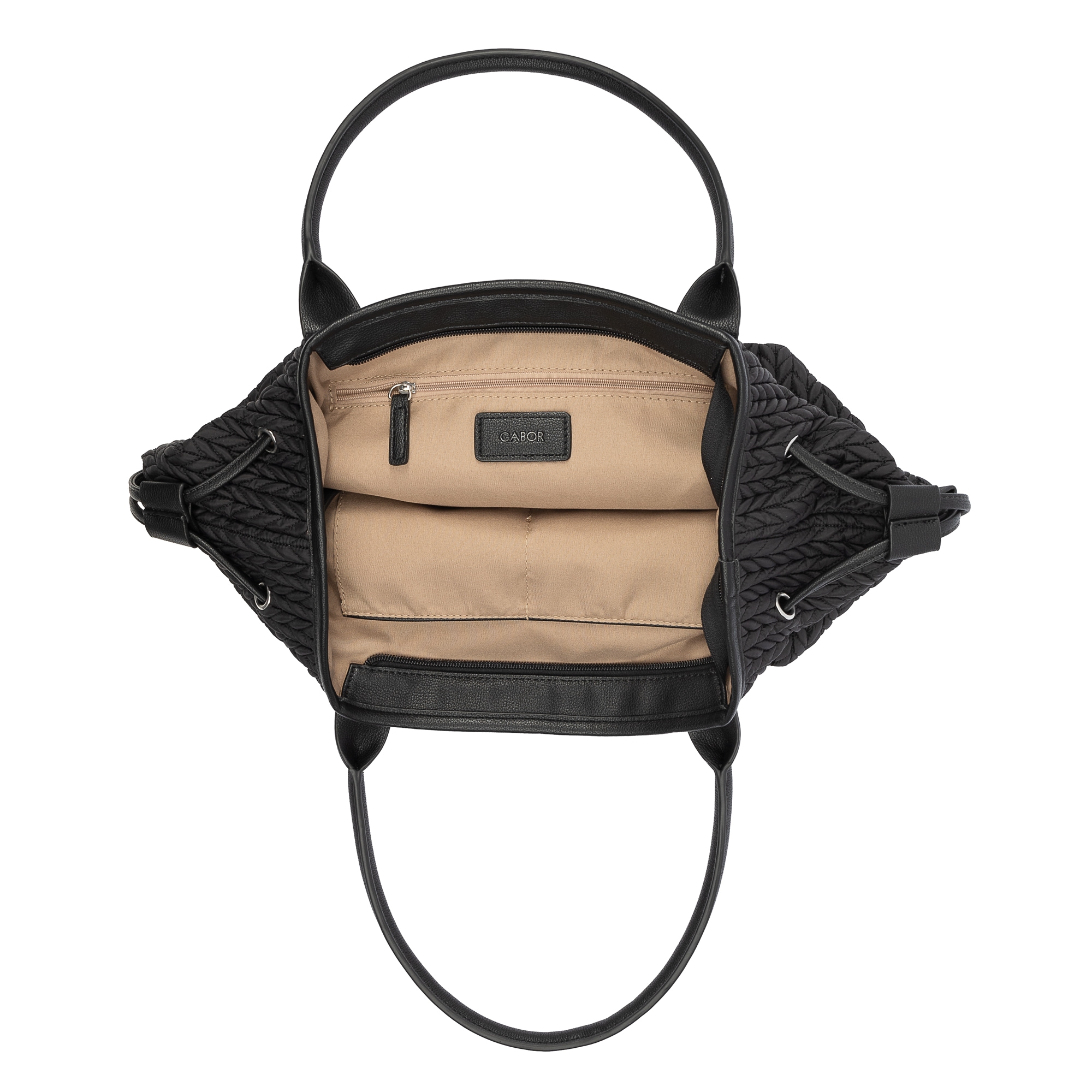 Gabor Shopper »Granada Quilt« Damen Schultertasche mit doppeltem Tragegriff