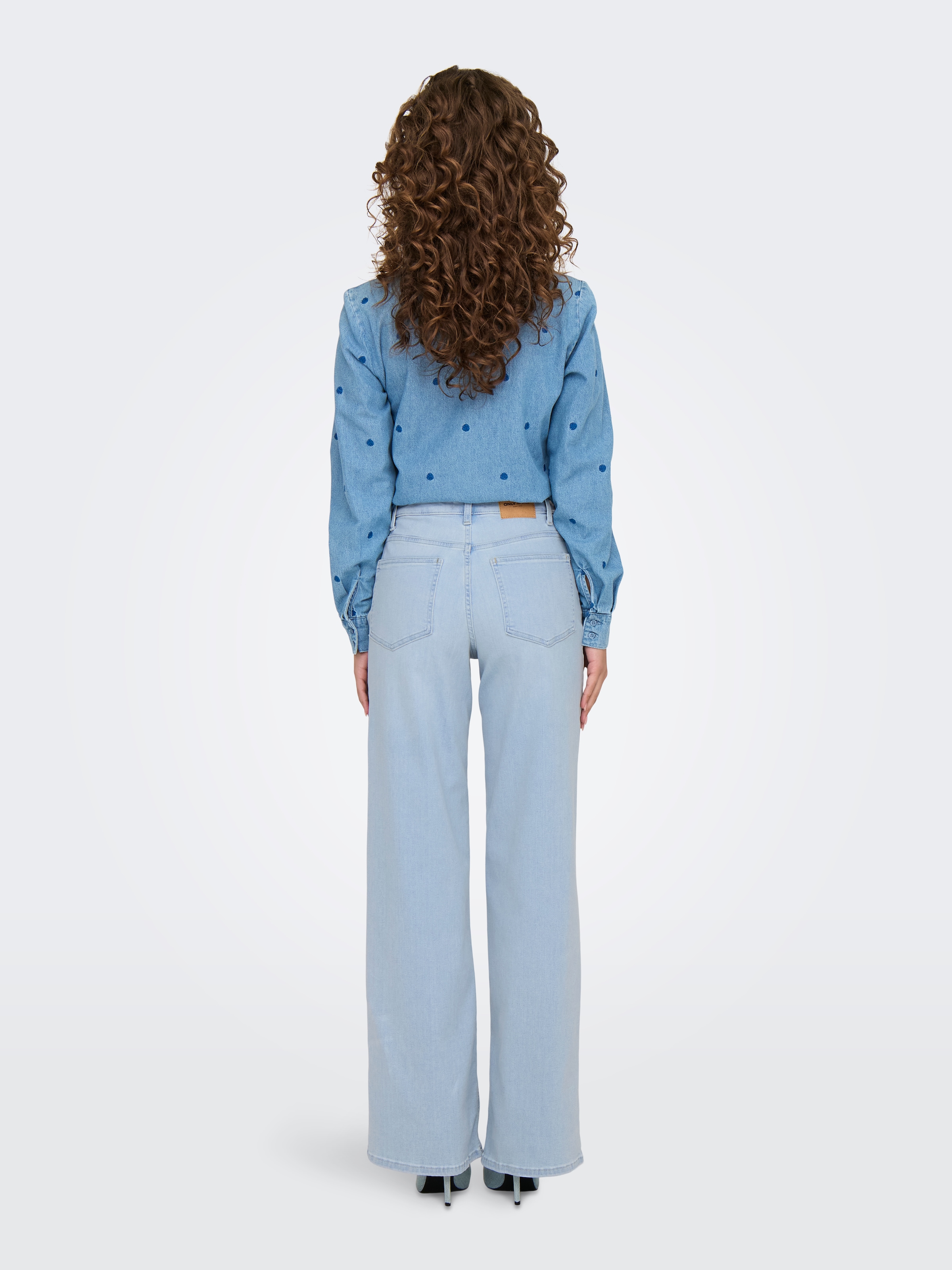 ONLY High-waist-Jeans »ONLMADISON BLUSH HW WIDE DNM CRO495 NOOS«