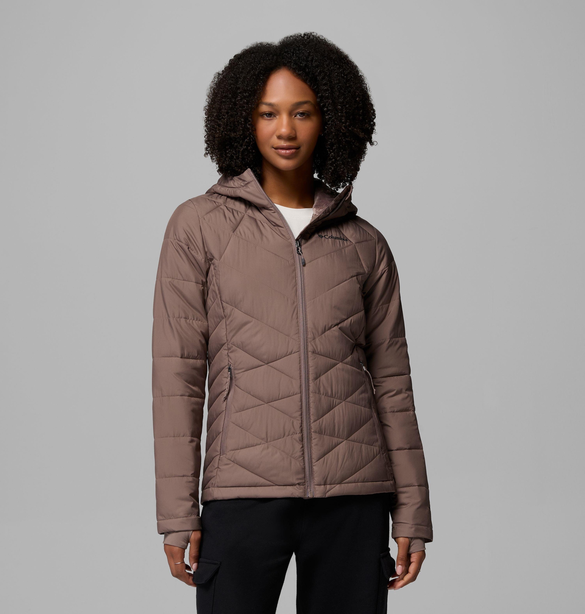 Columbia Steppjacke "Heavenly Hooded Jacket" mit Kapuze mit integrierter Thermotechnologie, wasserabweisend, windabweisend