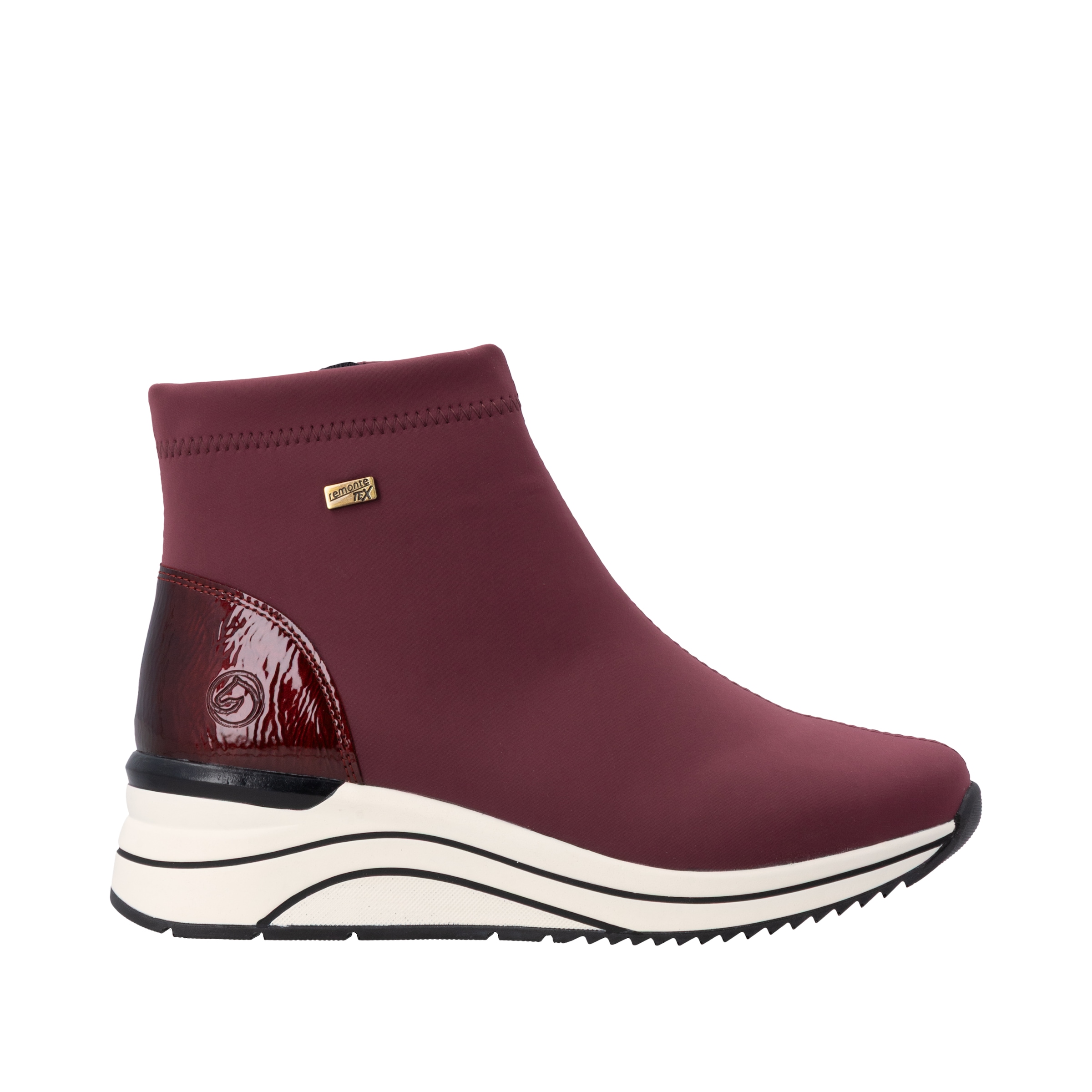 Remonte Keilstiefelette  Reißverschluss-Boots mit wasserabweisender TEX-Membrane